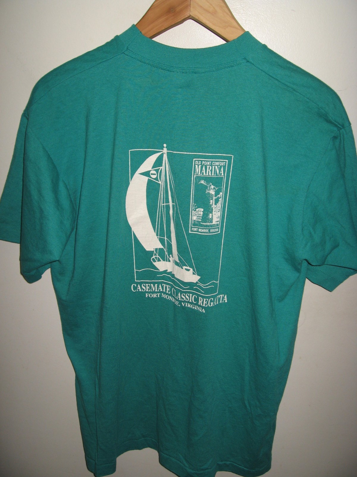 Regatta Boating Tee – Casemate Classic 1996 Fort Monroe Virginia USA T Shirt Lrg