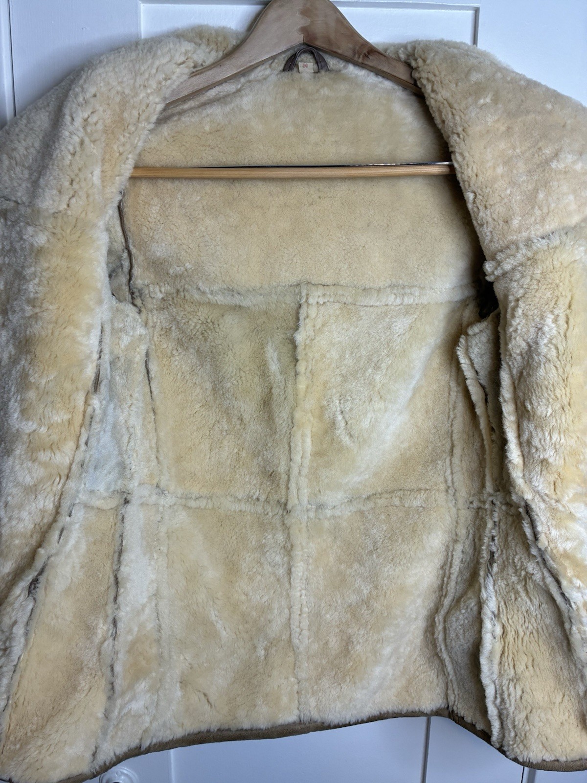 Vintage Homestead Genuine Shearling Coat Made In New Zealand Women’s 14