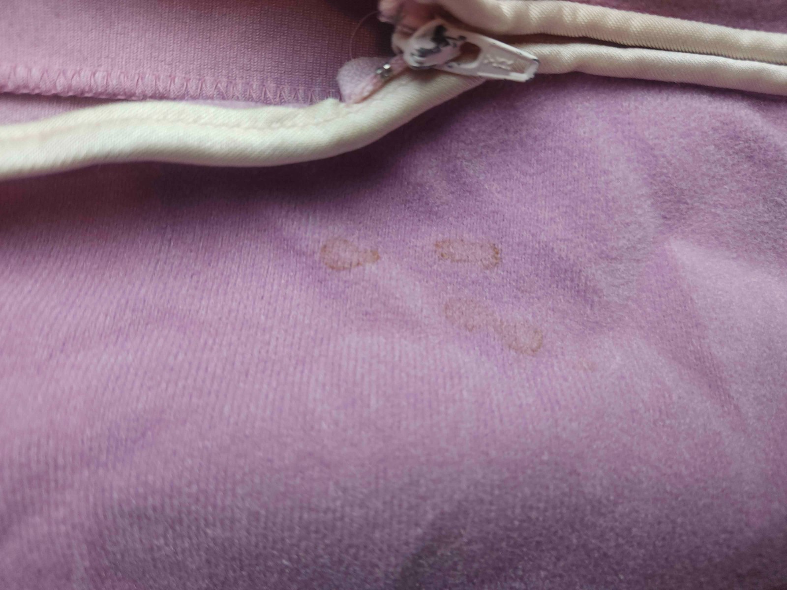 VTG 70s Vanity Fair Pink Velour Robe M Zip Front Drawstring Lounger Housecoat