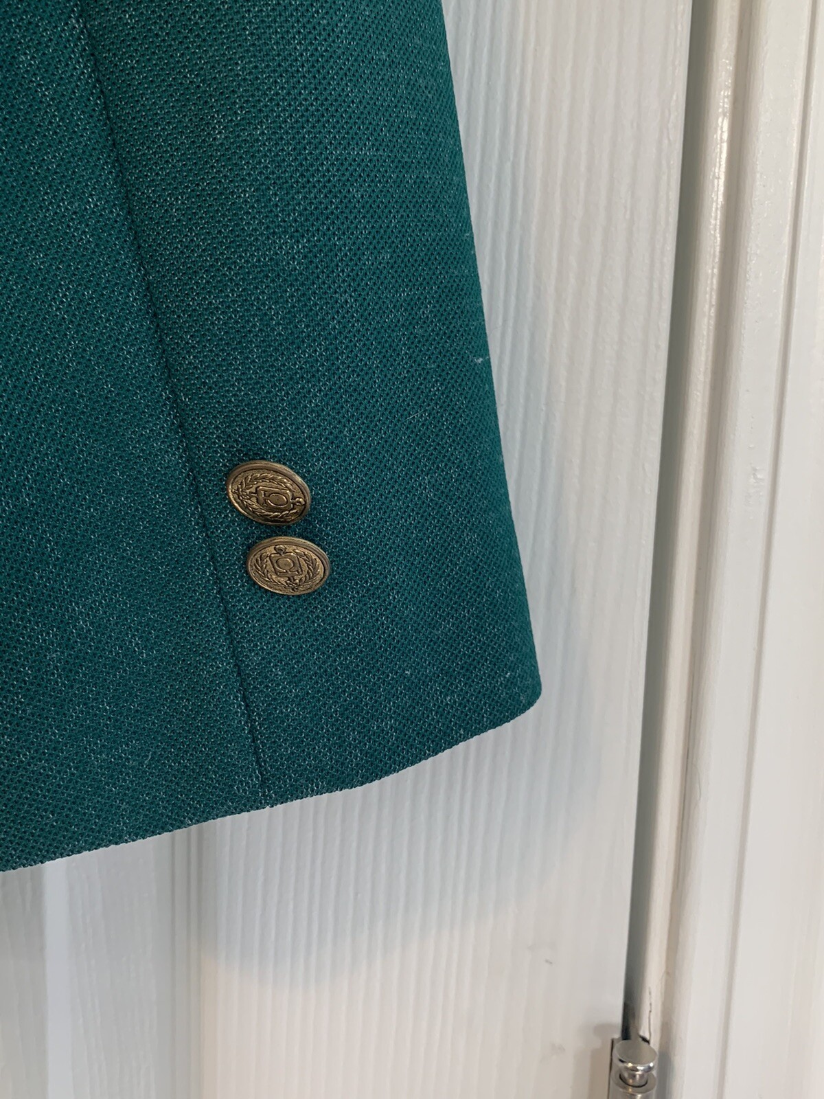 Vintage 1970s Lady Graff Blazer Jacket With Shoulder Pads Made In USA