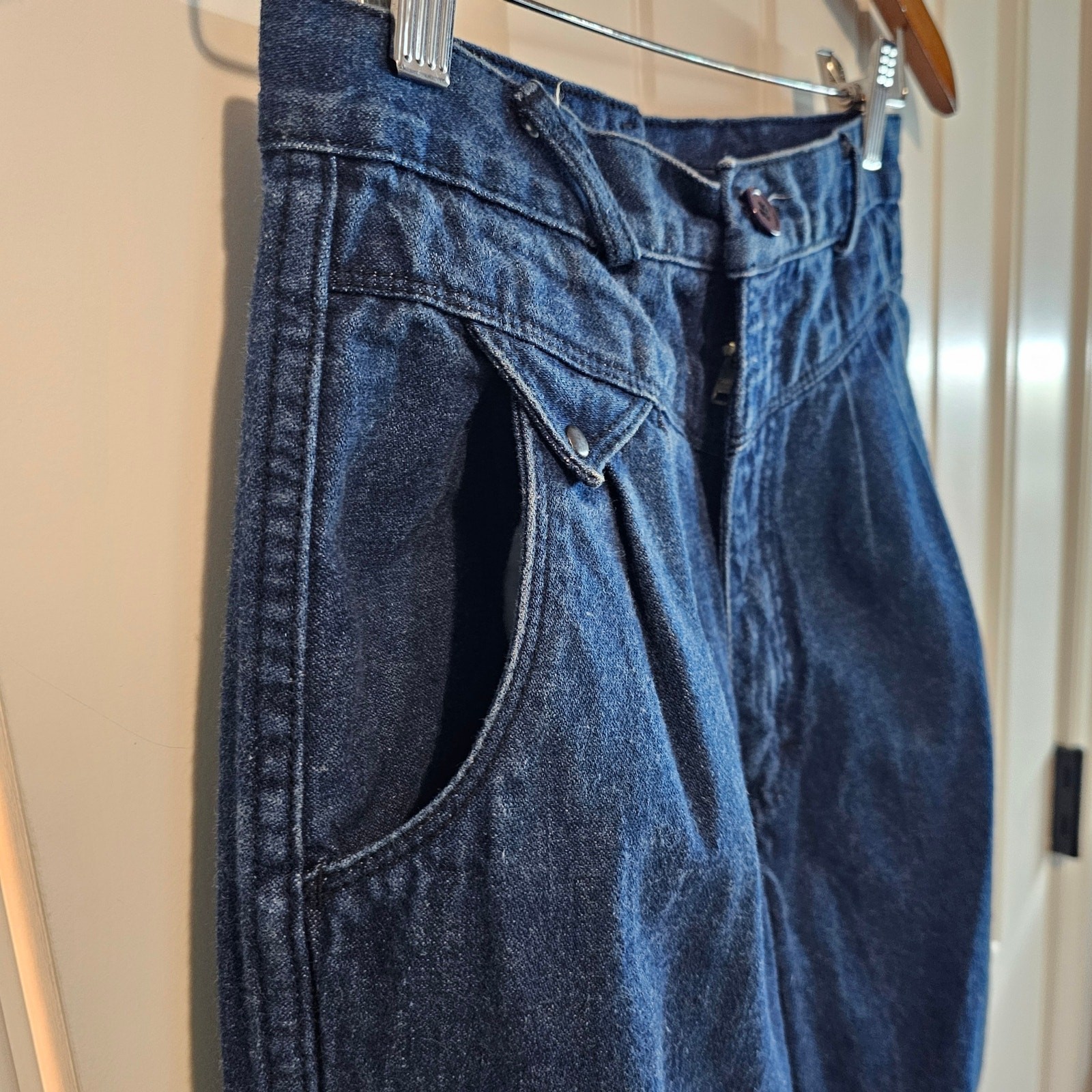 Rockies Vintage Jeans Women Size 4 80s Blue Tapered High Rise Western Retro Farm