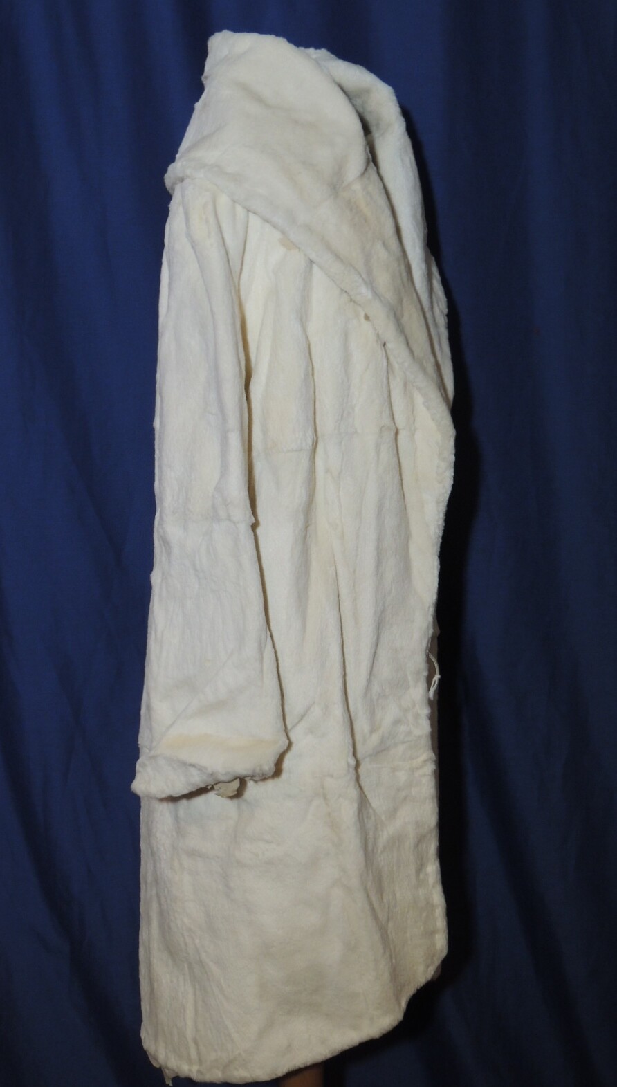 Gorgeous 1920 – 1930’s Art Deco Sheared Ermine ? White Fur Flapper Coat SM