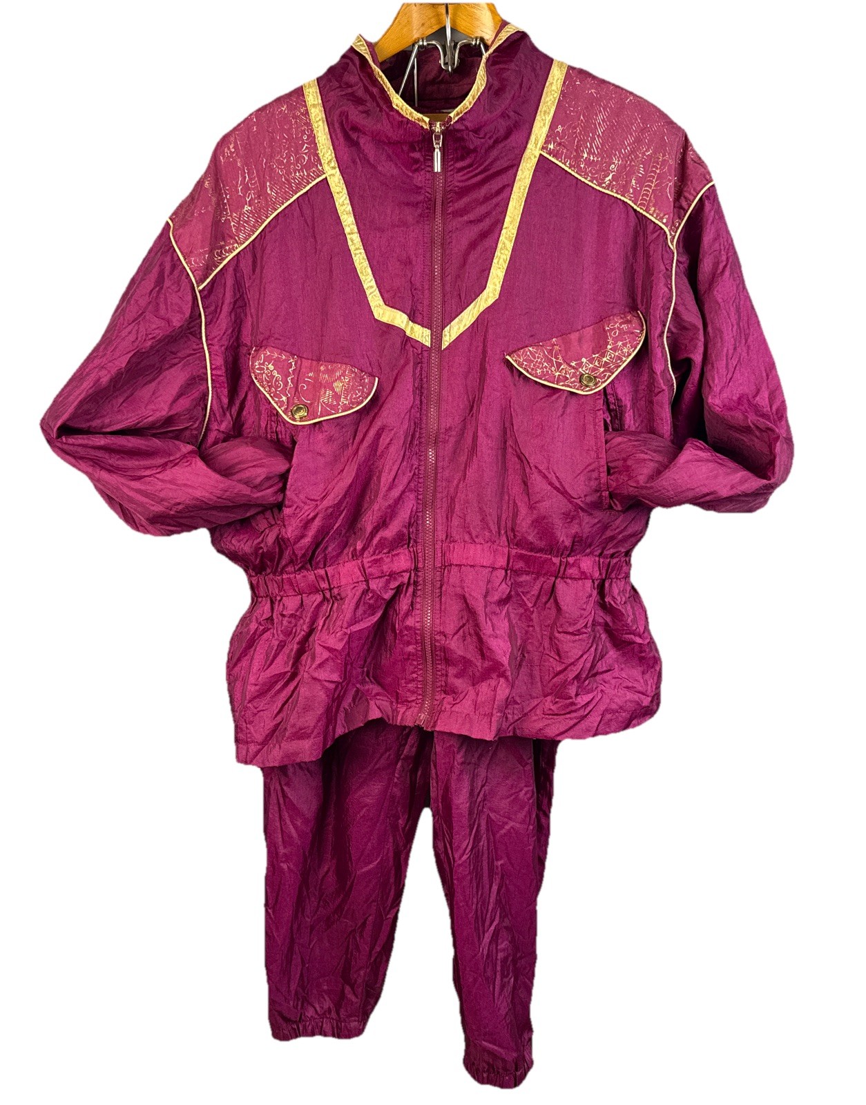 Vtg 80/90s Athletech Jogging/Windsuit/ Tracksuit Women’s Large Read description