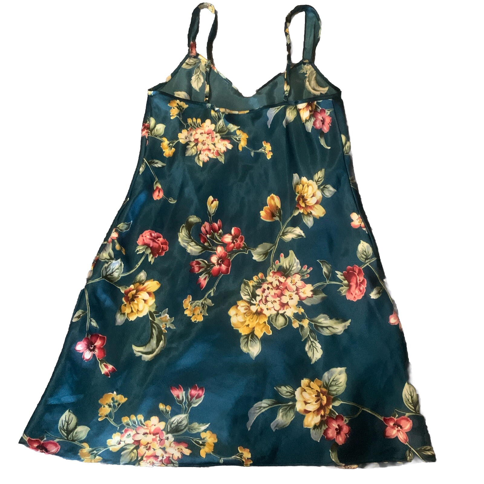 Vintage Inner Most Ladies Satin Nightie Size XS Floral