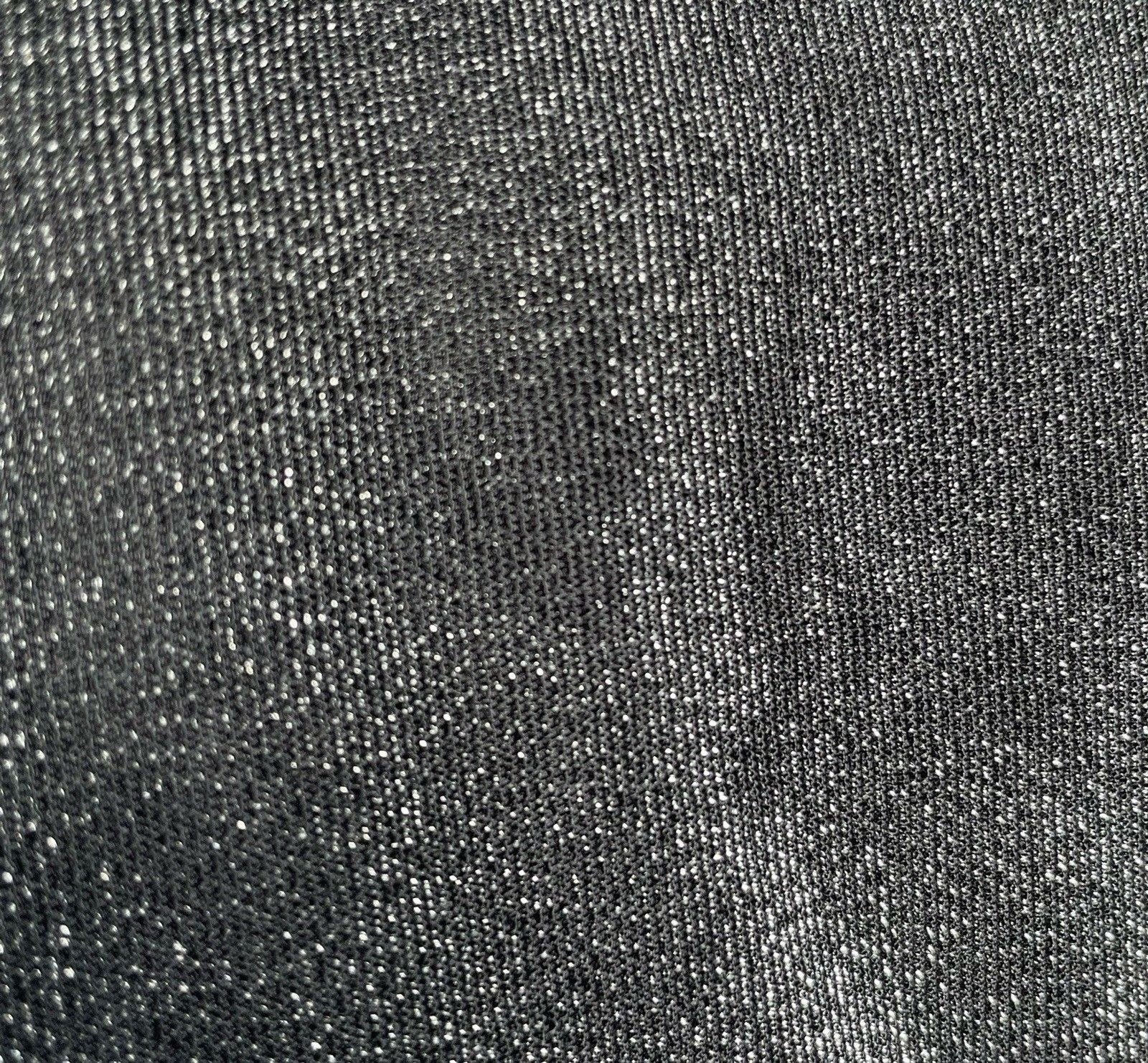 Y2K 90s Minimalist Shimmer Open Back Column Maxi Dress Silver Black Size M Read