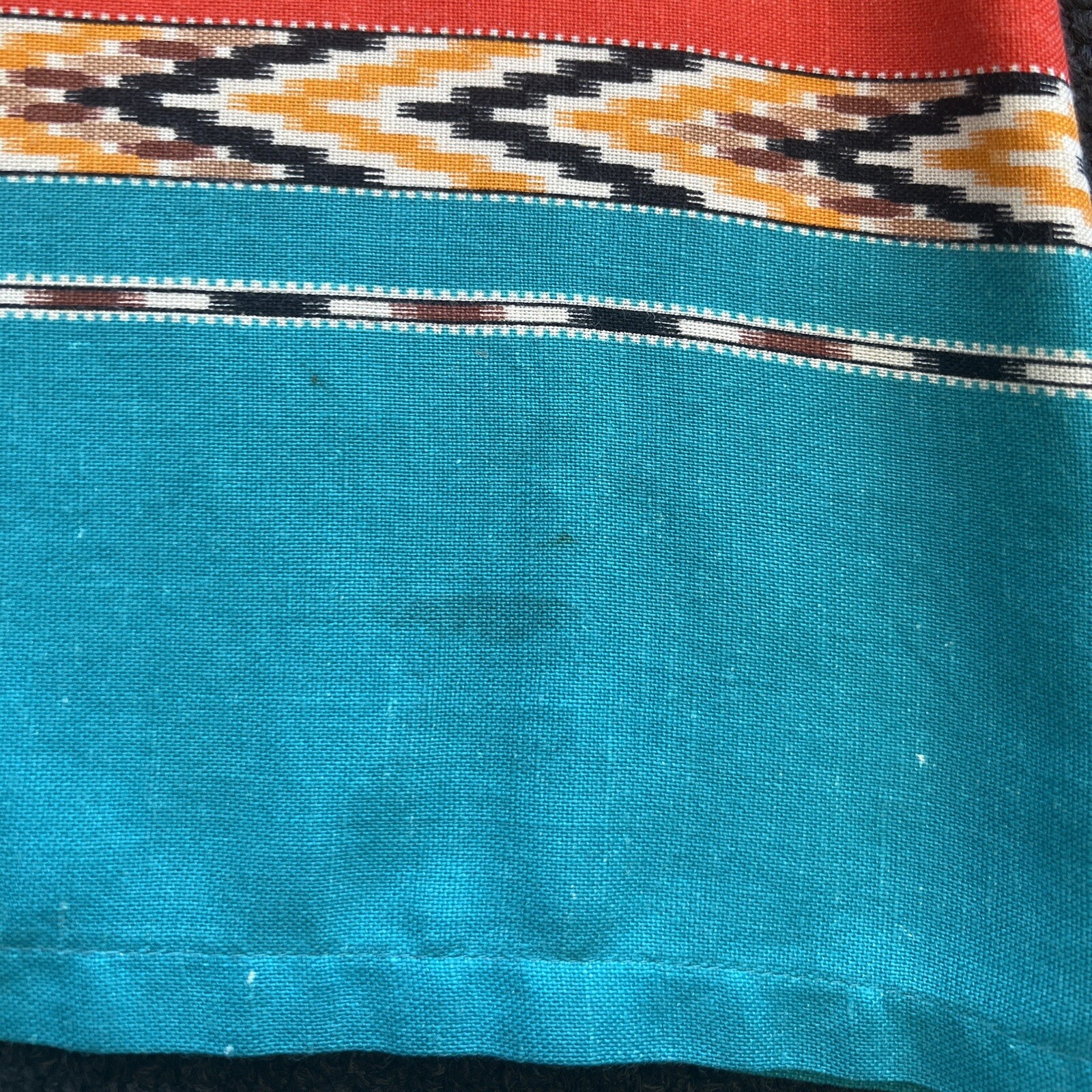 Vintage 80s 90s Top Jack Winter Medium Turquoise Shirt Southwest Print #167