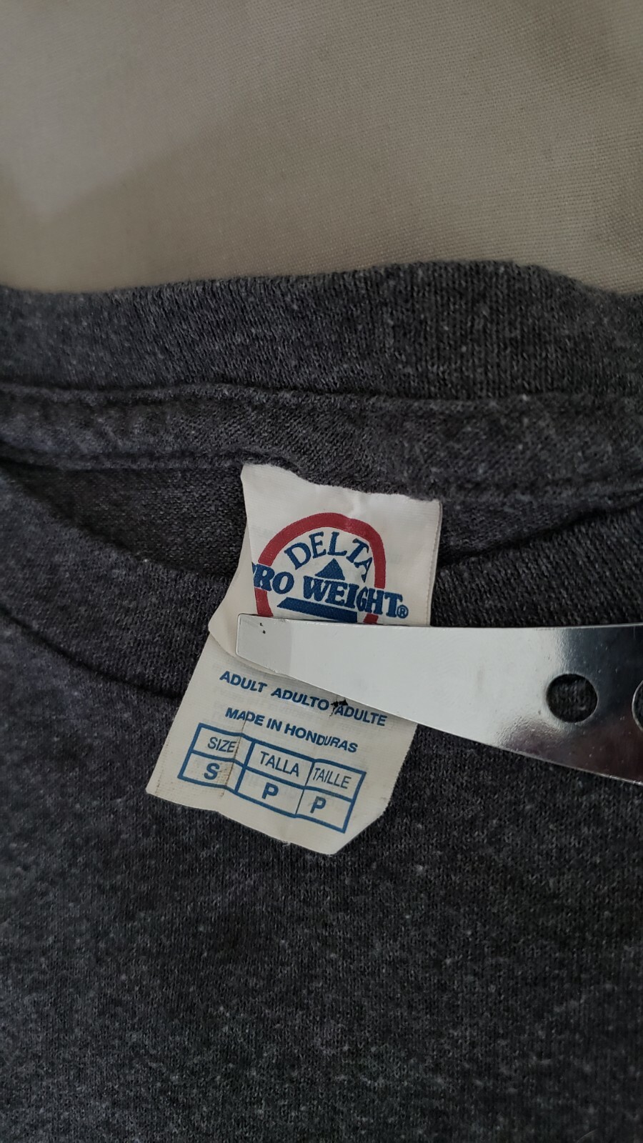 Vintage skagway alaska gray t shirt by delta pro weight, size: small