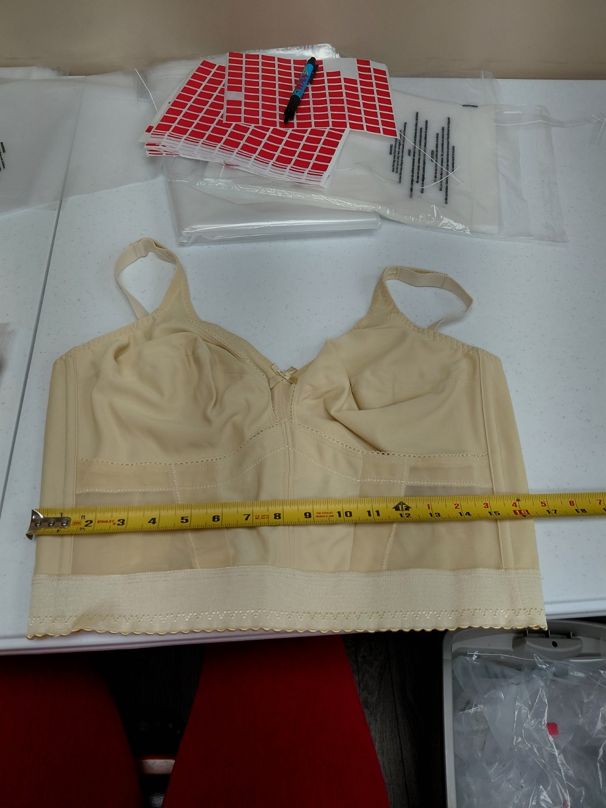 Vintage Crown-nette Longline Bra Size 42D