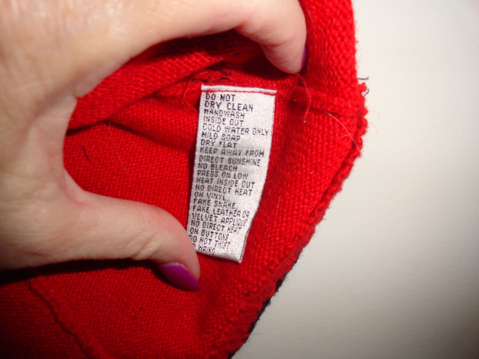Vintage Michael Simon Petites Red Black Stripe Button Patent Leather Vest P/P