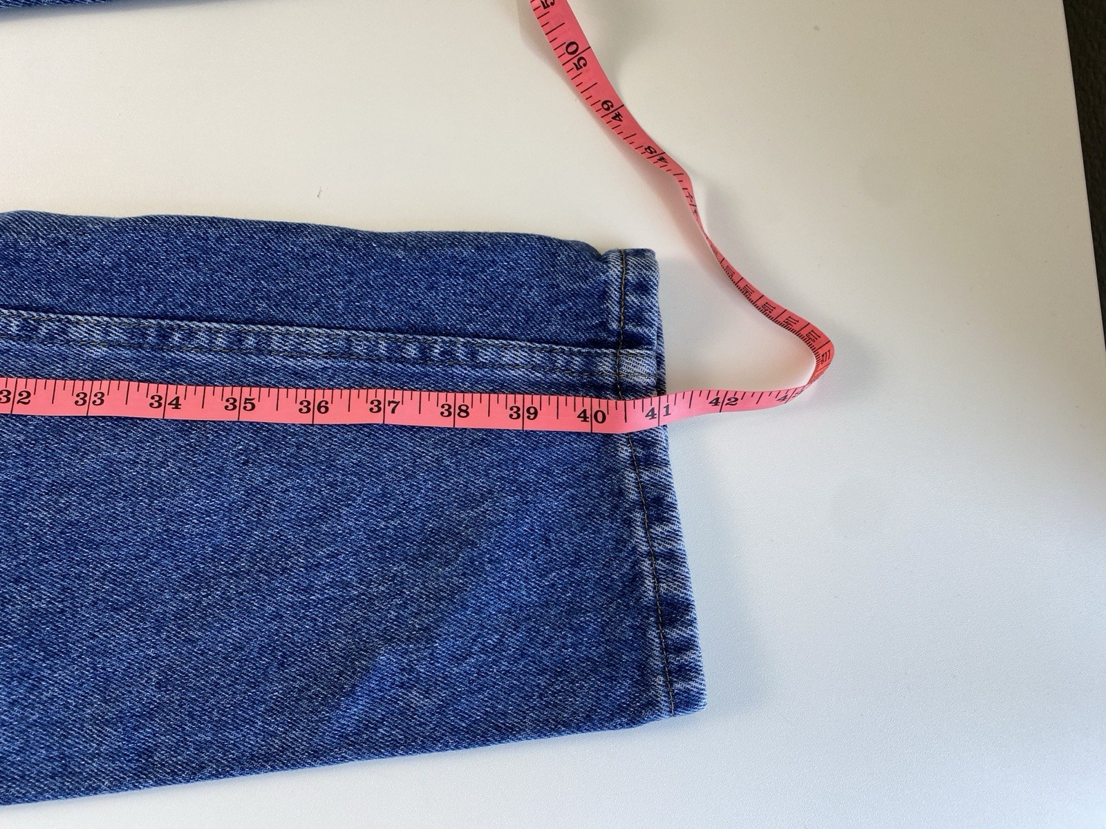 Vintage RIDERS women’s high-waisted 100% cotton blue denim jeans SIZE: 14M