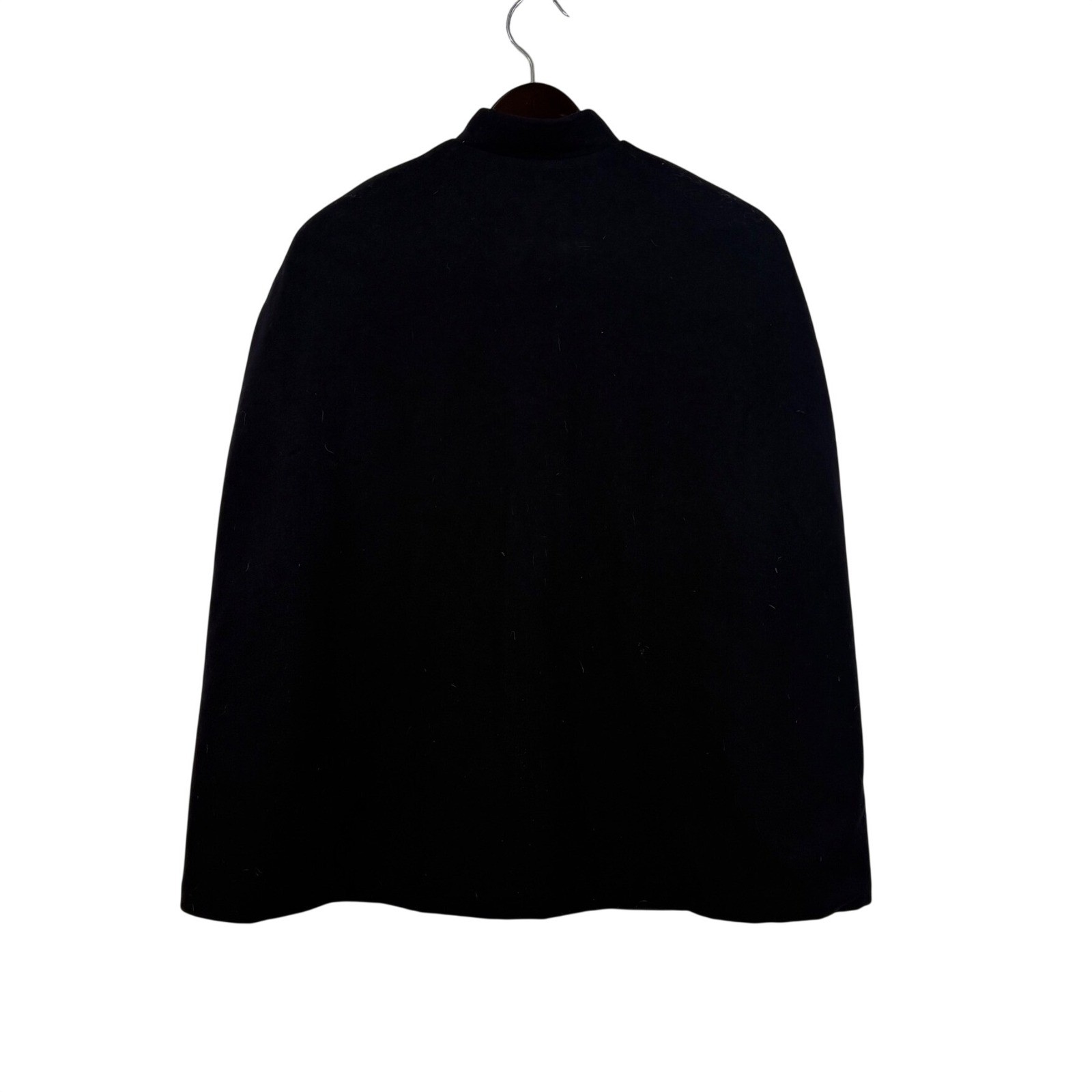 Oak Hall Vintage Navy Wool Military Cape Marching Band Gold Buttons Academic