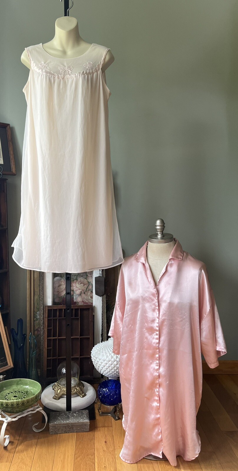 VINTAGE PINK MISFIT LOT #1 ARISTROCRAFT & GOLD LABEL VICTORIAS SECRET NIGHTIES
