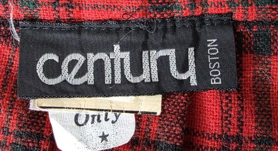 Vintage Century of Boston Plaid Skirt Womens Red Pleated Maxi A Line Size 14