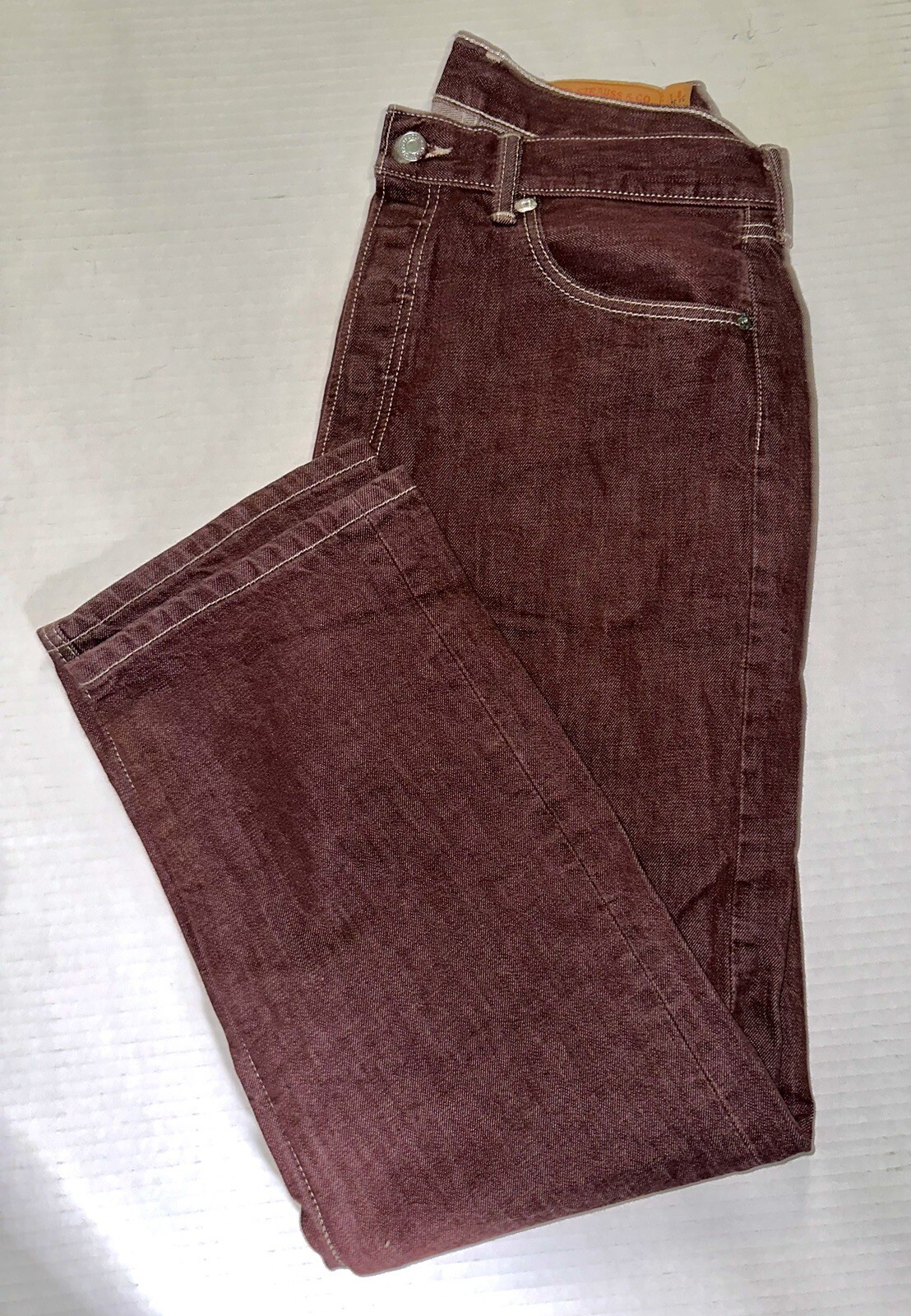 501 XX Levis Denim Jeans, Color Purple , W 34, L 32 WPL-423