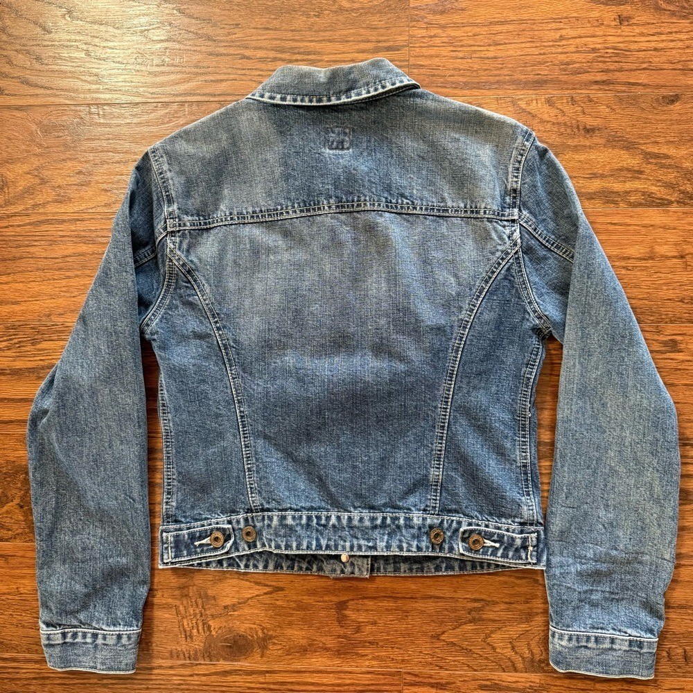 Gap Vintage Classic Blue Jean Denim Jacket Size Medium 90s Y2K