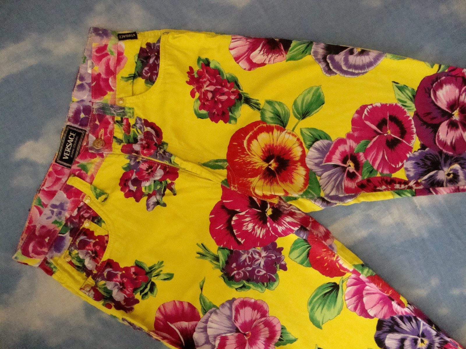 Vintage VERSACE Jeans Couture made in Italy TROUSERS size 27-41 approx XS-S