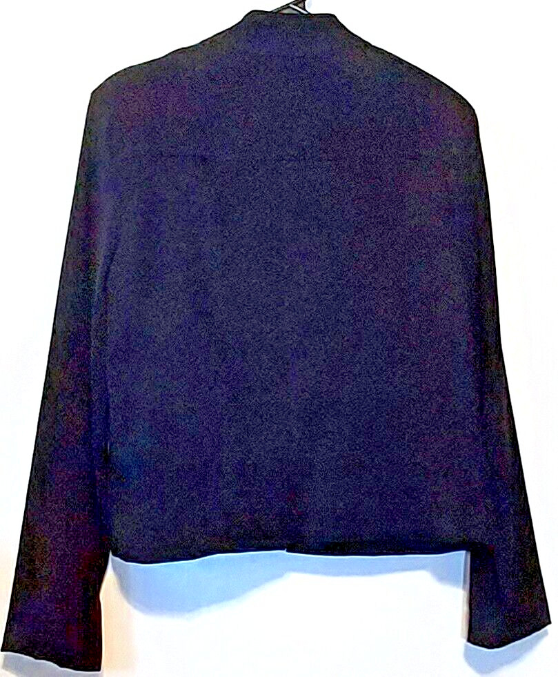 VTG lyza Womans Velvet Black Pants Suit Great Conition sz M