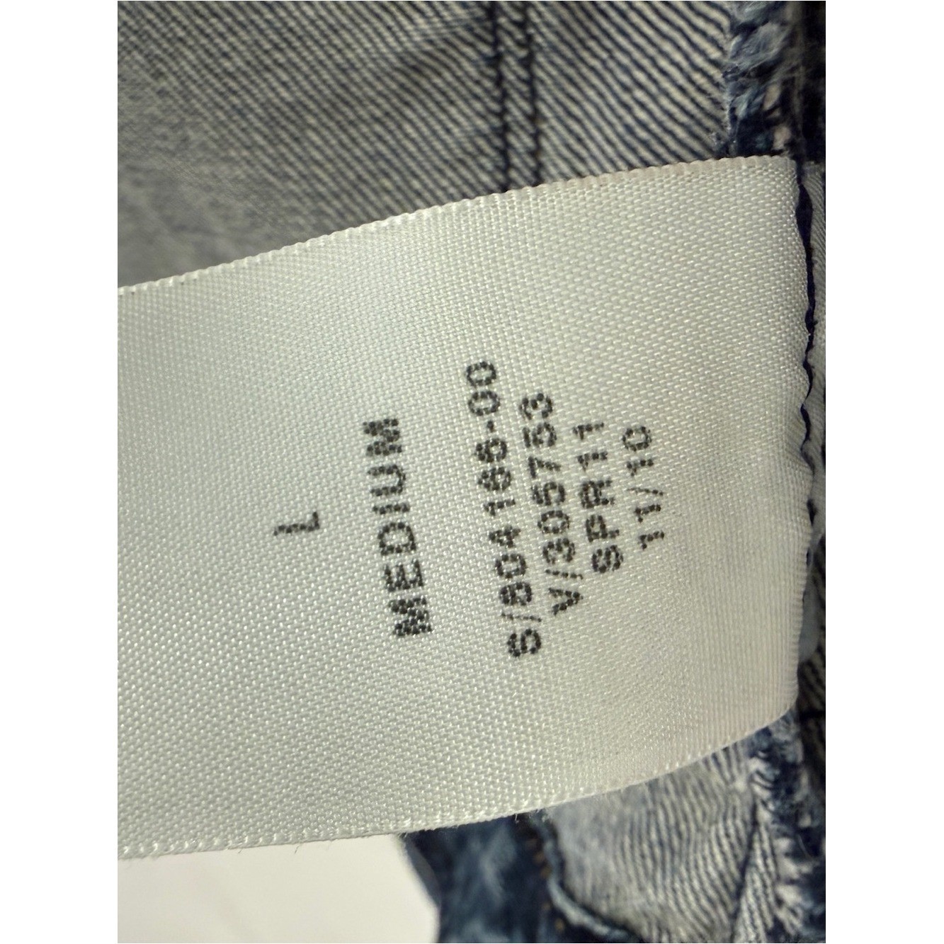 Gap 1969 Denim Jacket Saddle Wash Blue Trucker No Flap Pockets