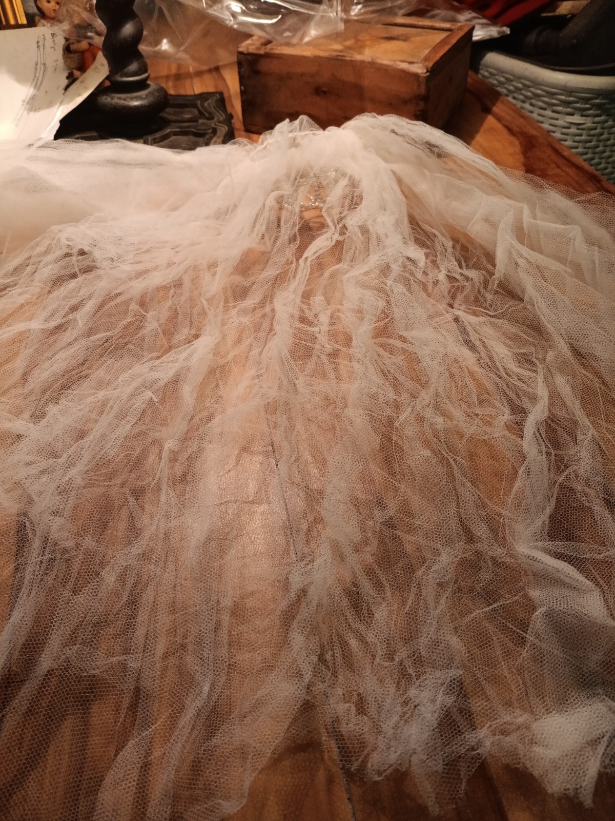Vintage Pearl Crown Short Veil Mid 1960’s