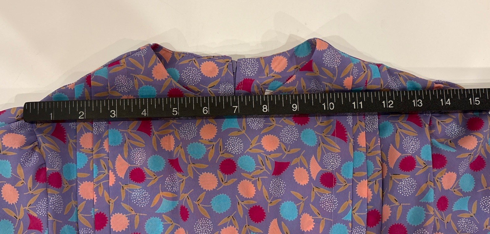 Lady Carol of New York Floral Dress Size Small 4-6 (Tag 12) NOS VTG 1982