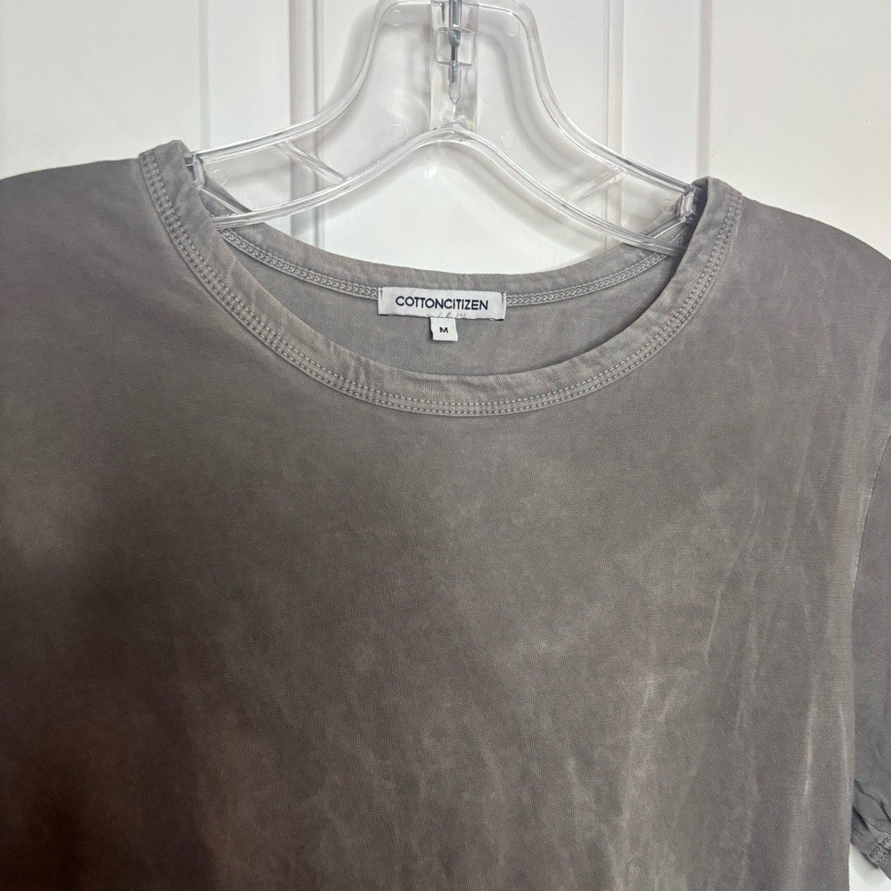 EUC Cotton Citizen Womens Short Sleeve Crew Tee in Vintage Oasis sz M
