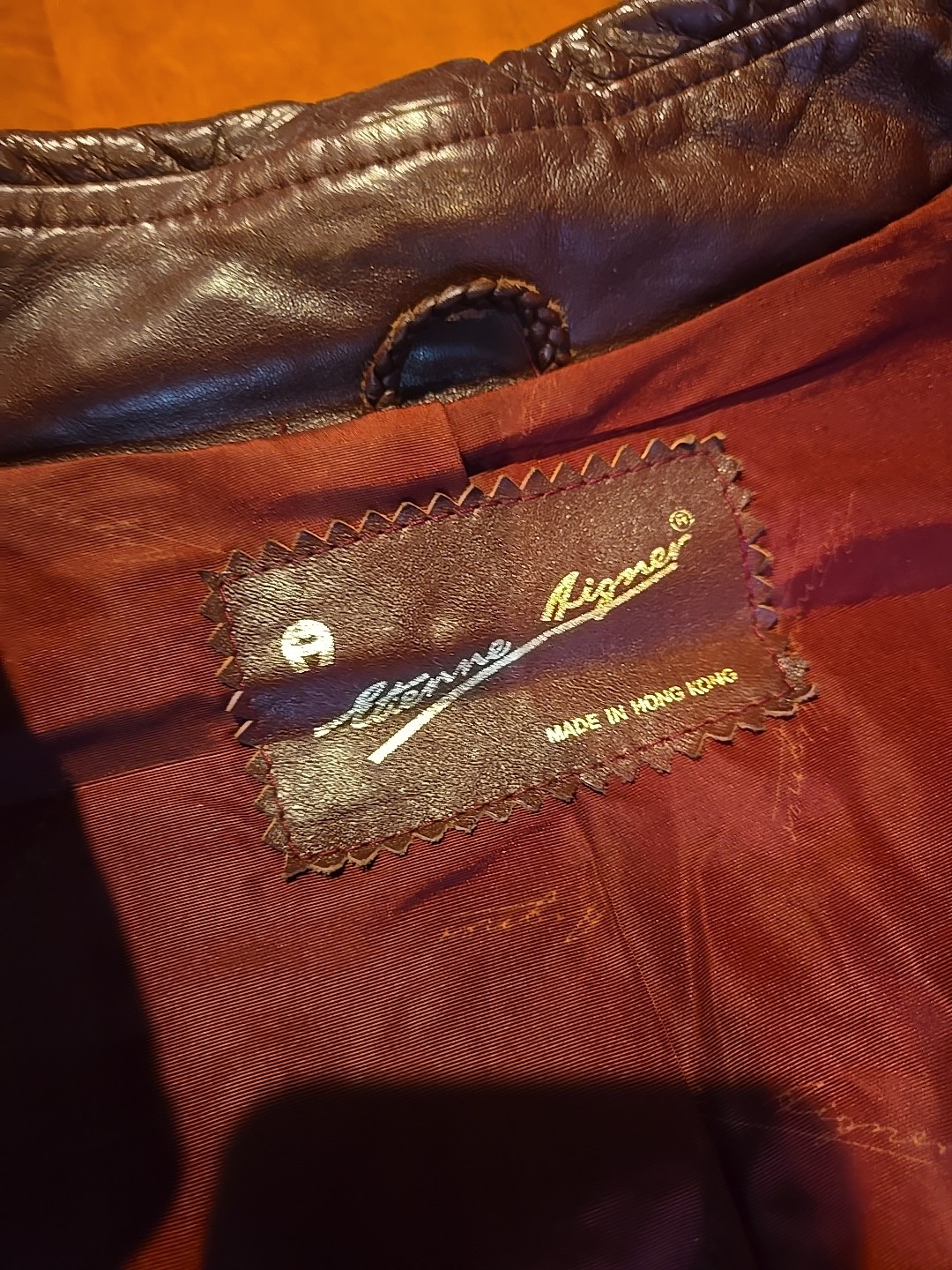 Vintage Etienne Aigner Burgundy Jacket Size 42