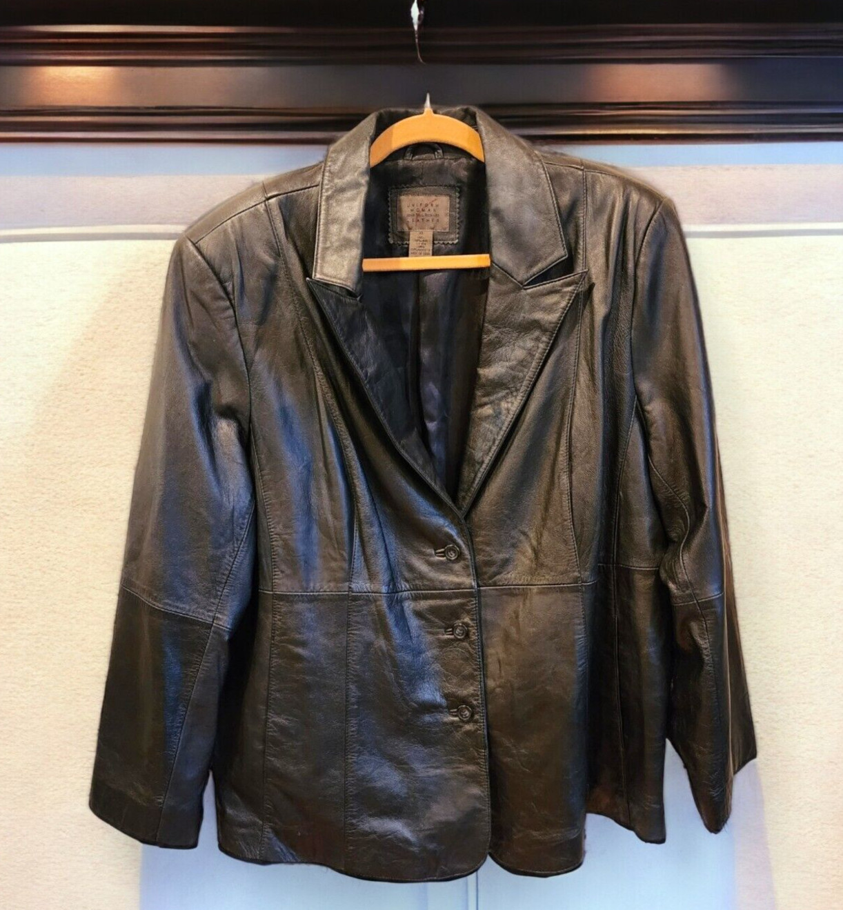 Womens Black Leather Blazer Y2K 90s Plus 20 Fairygoth Witchcore Dark Academia