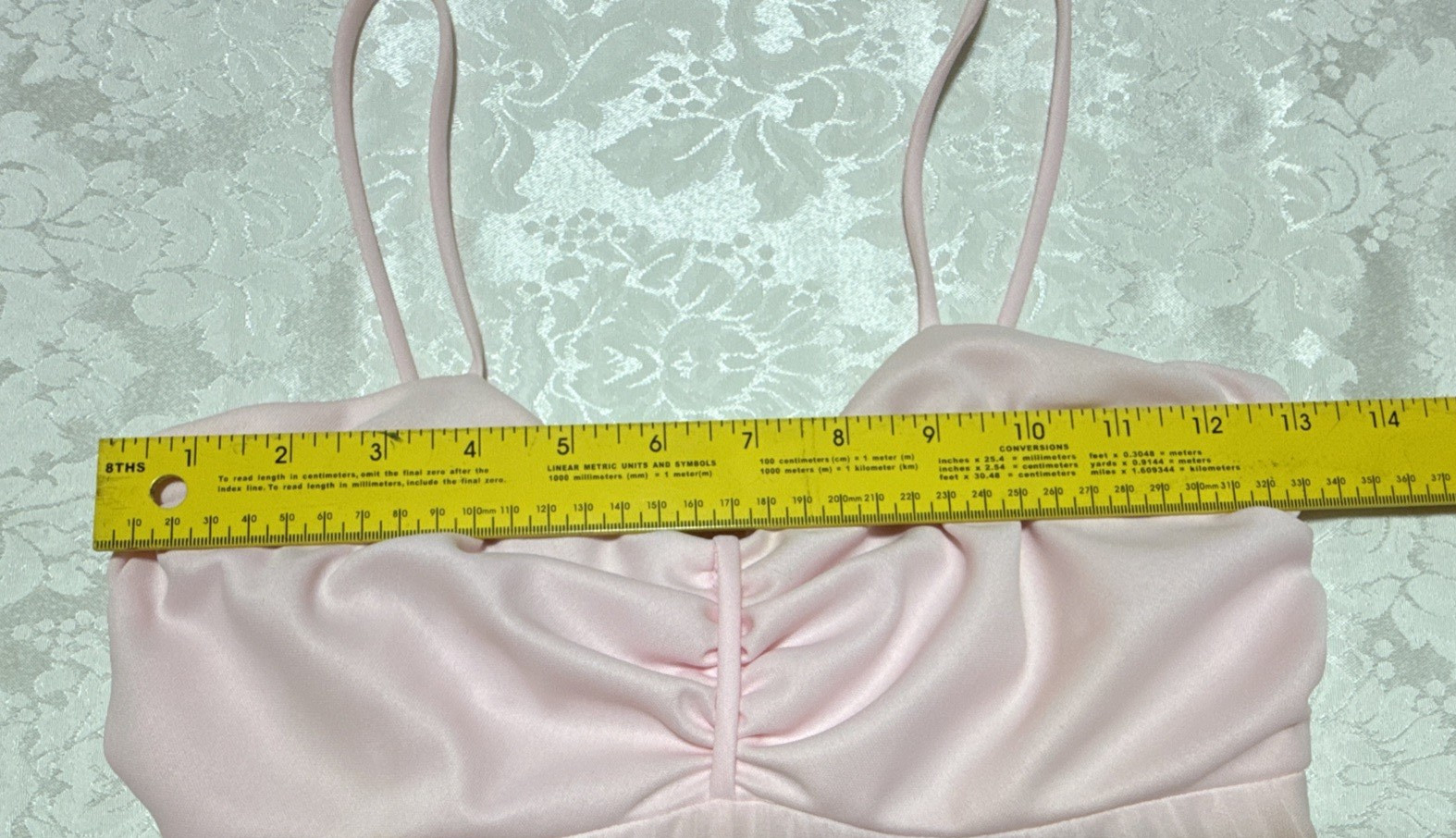 VTG Babydoll Pleated Dress Gown Size 7/8 pink Sheer Cape Bridesmaid Fairy
