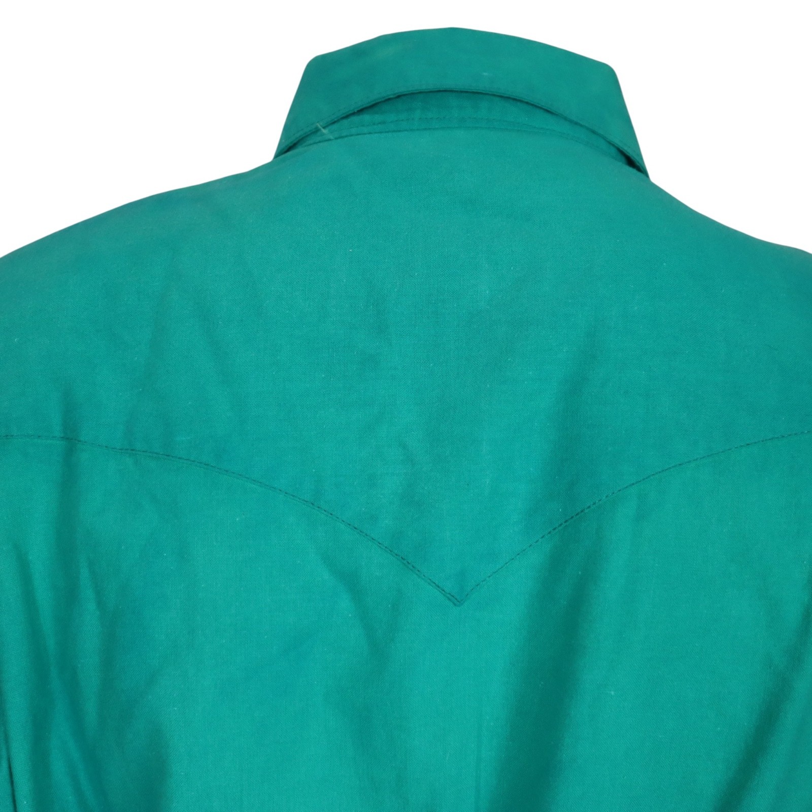 Vintage Panhandle Slim Western Dress Pleated Prairie Green USA 80s Women’s 12