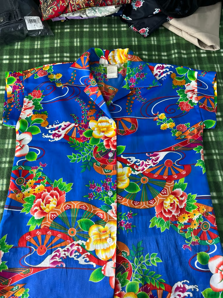 Authentic Vintage Floral Asian Hawaiian Shirt Hawaii Ne Honolulu Women’s M