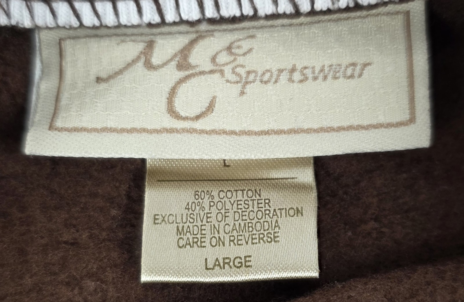 Vtg M&C Sportswear Christmas Grandkids Embroidered Sweatshirt Women’s Large