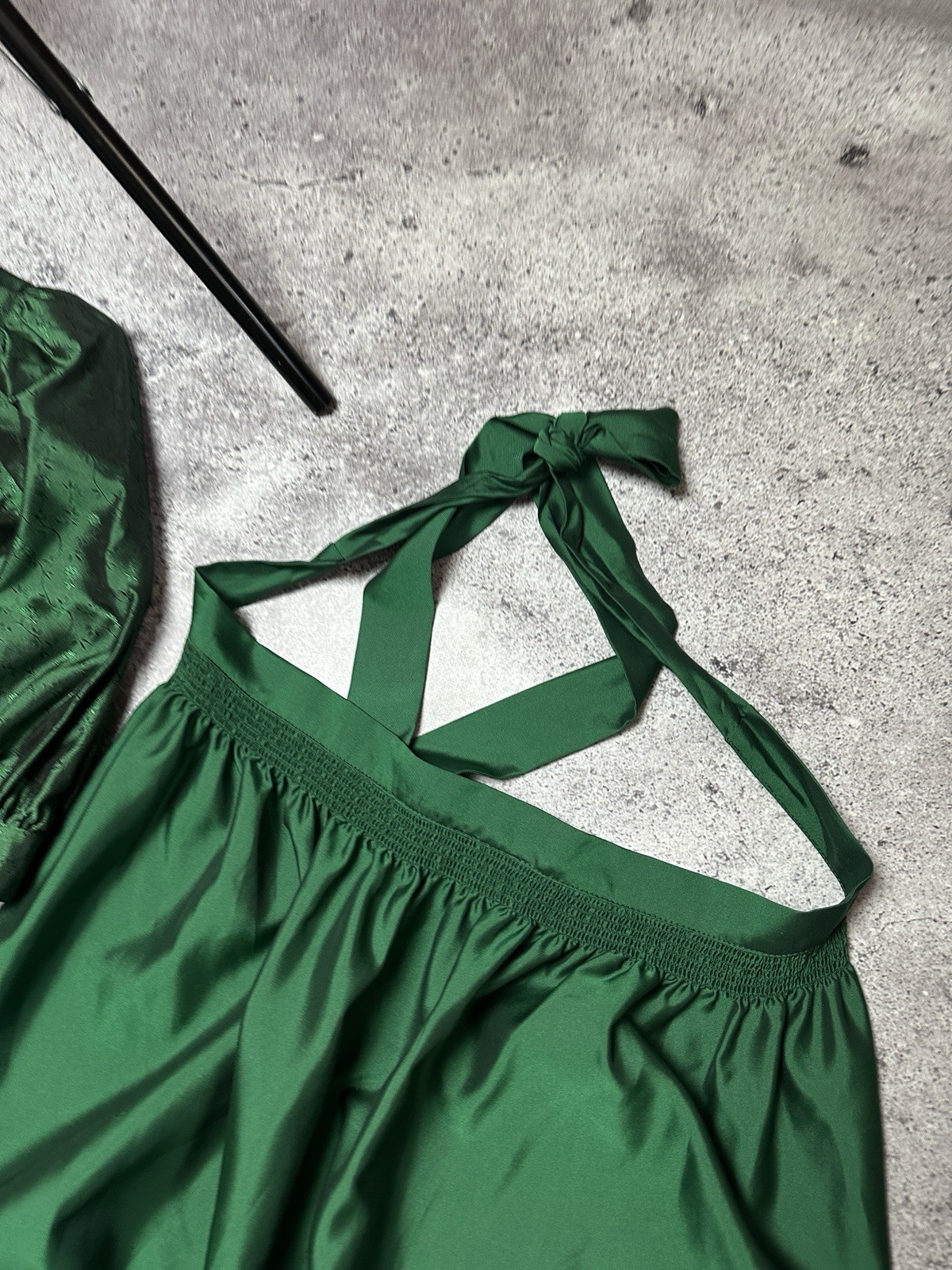 Wenger Austrian Style Trachten Austria Dress 44 Green/Black Vtg Metal Button