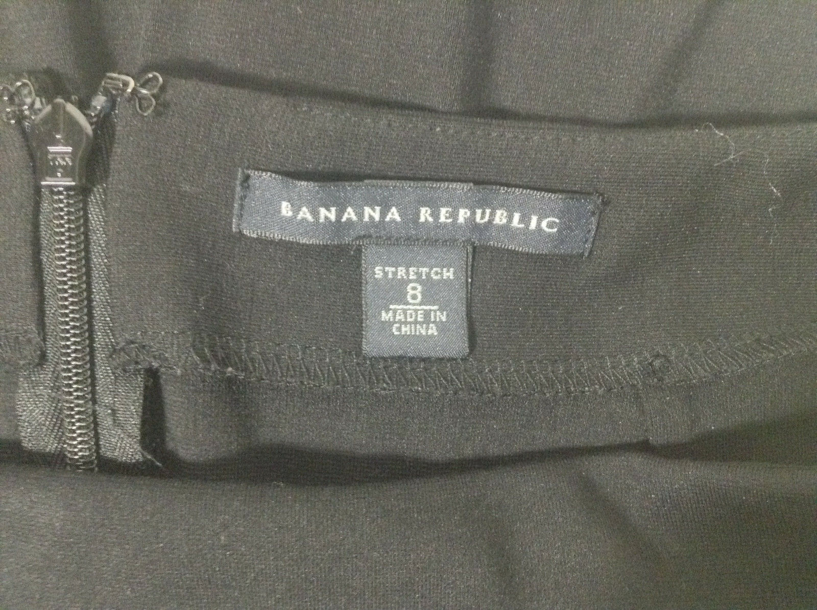 Banana Republic Black Sz 8 Pencil Skirt 31W 25L