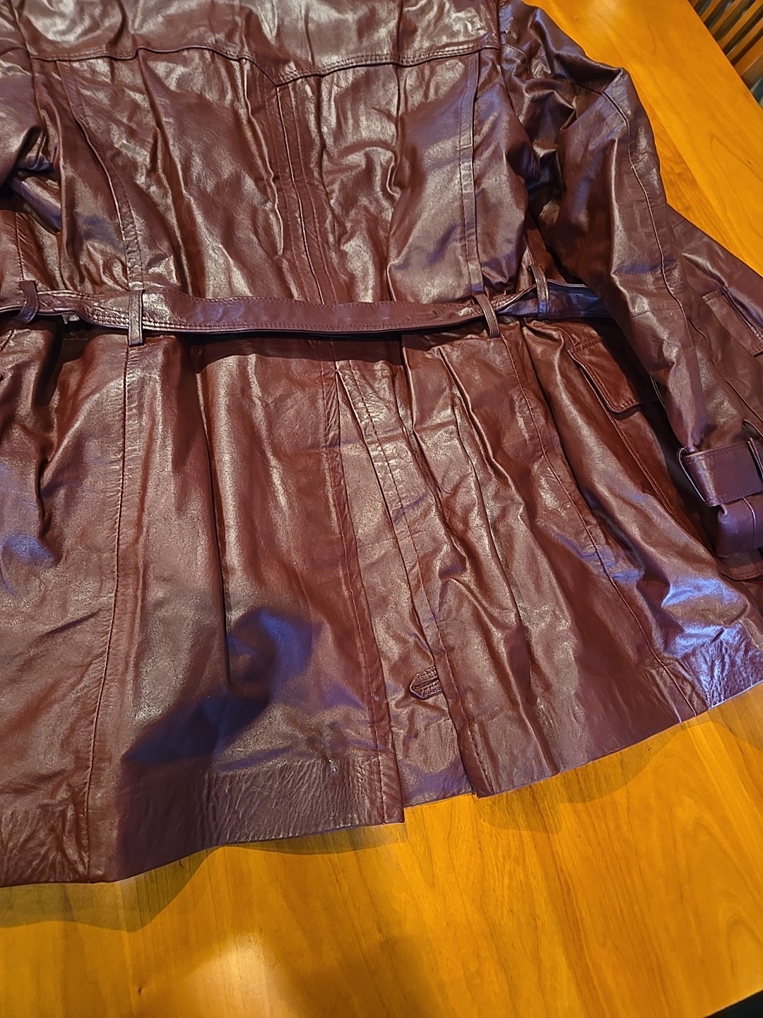 Vintage Etienne Aigner Burgundy Jacket Size 42