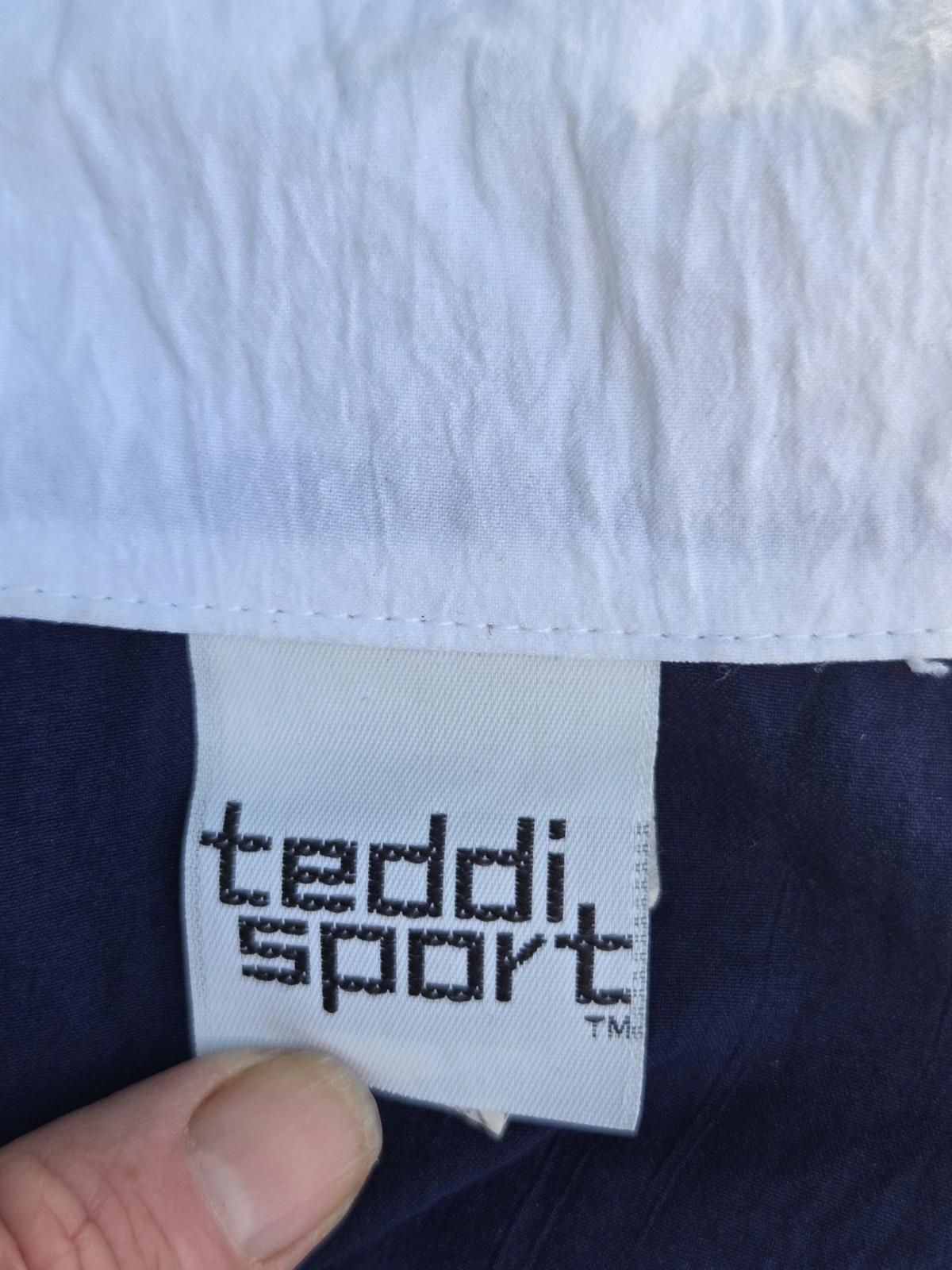 Vintage 90s Teddi Sport Geometric Windbreaker Jacket Memphis Neon Abstract Sz M