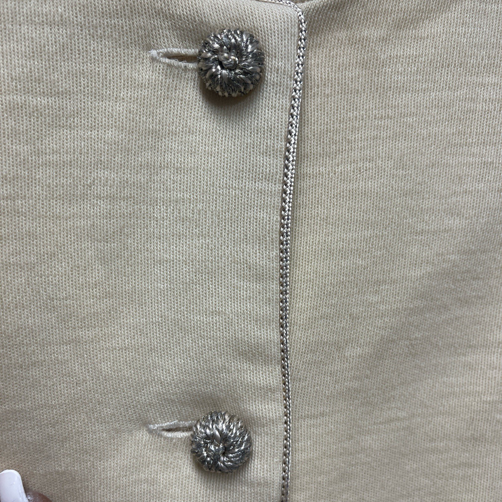 Vintage Geoffrey Beene Cream Dress Size 6