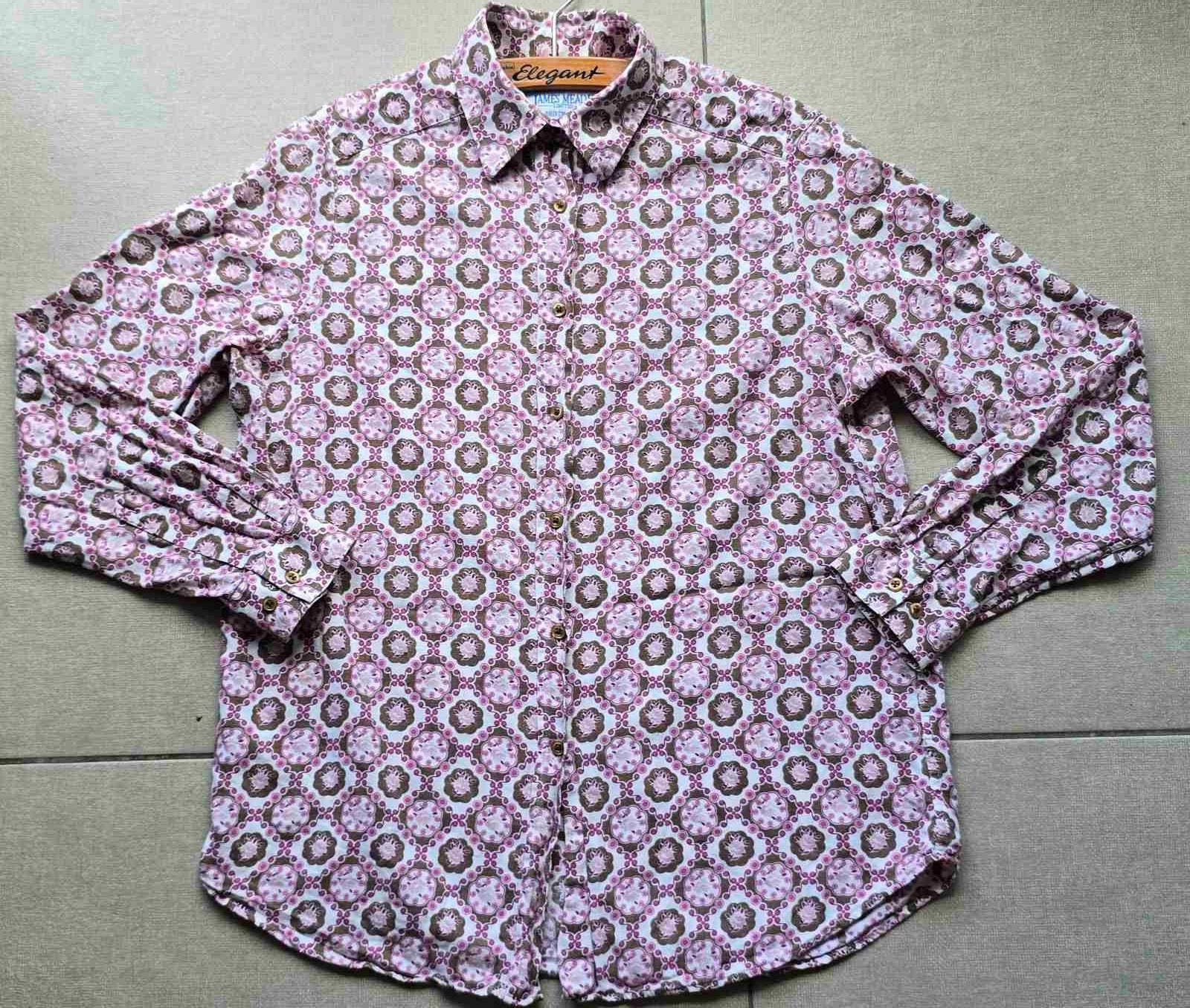 VTG James Meade Liberty Floral Shirt UK 12 Tana Lawn Cotton Long Sleeve Blouse