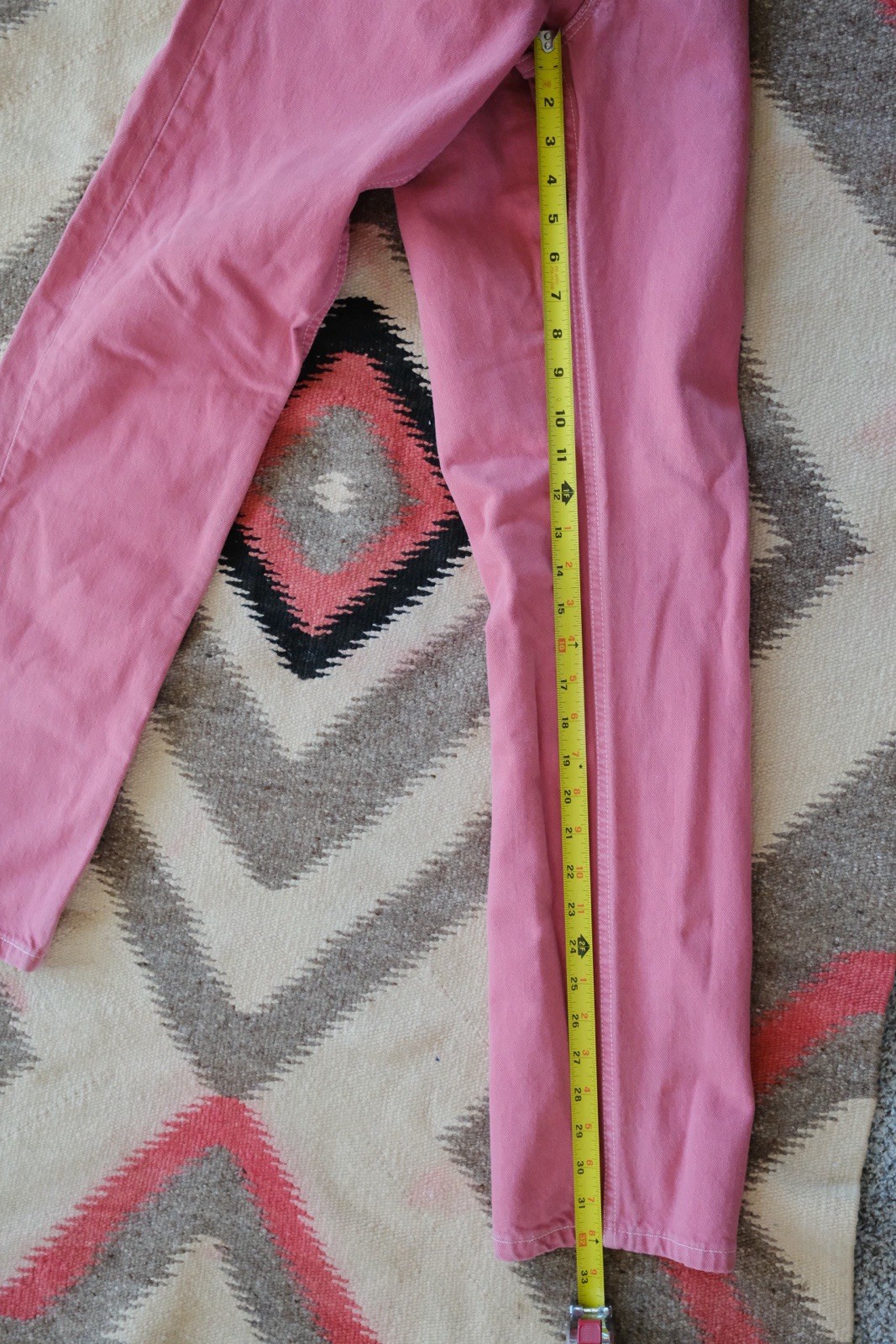 Vintage 80’s/90’s Levi’s 501 Pink 28 X 32 Actual Size Made In USA VGC