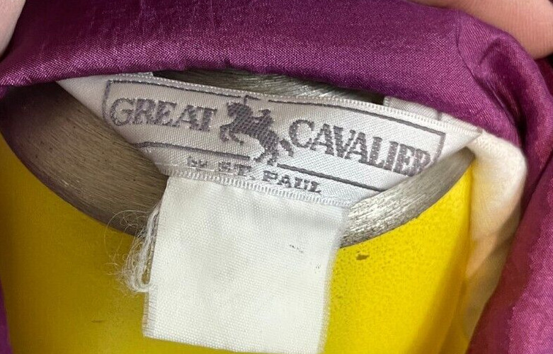 Vintage Great Cavalier By St Paul Women’s Multi Color Windbreaker 1980’s