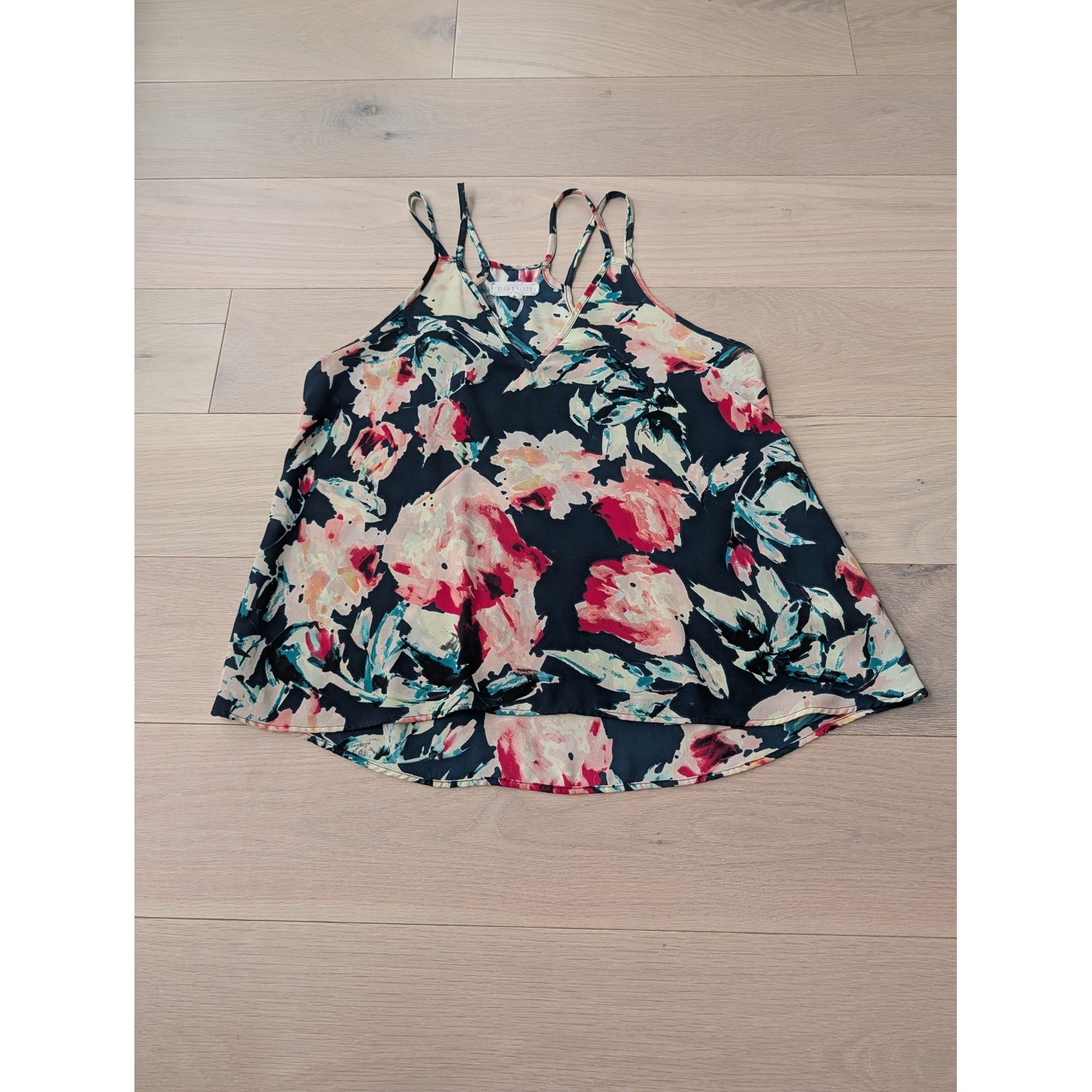 Eight Sixty Floral Swing Cami Tank | Double Strap | Women’s Small