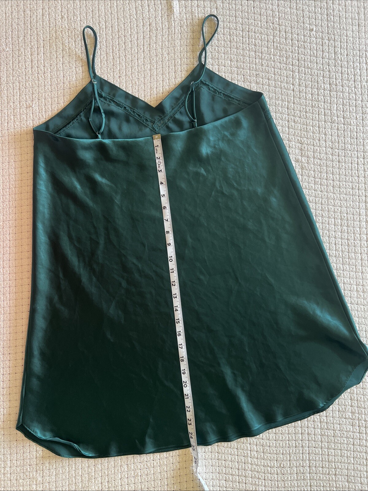 Women’s TR Bentey XL Green Satiny Short Flirty Nighty Negligee Sexy Vintage