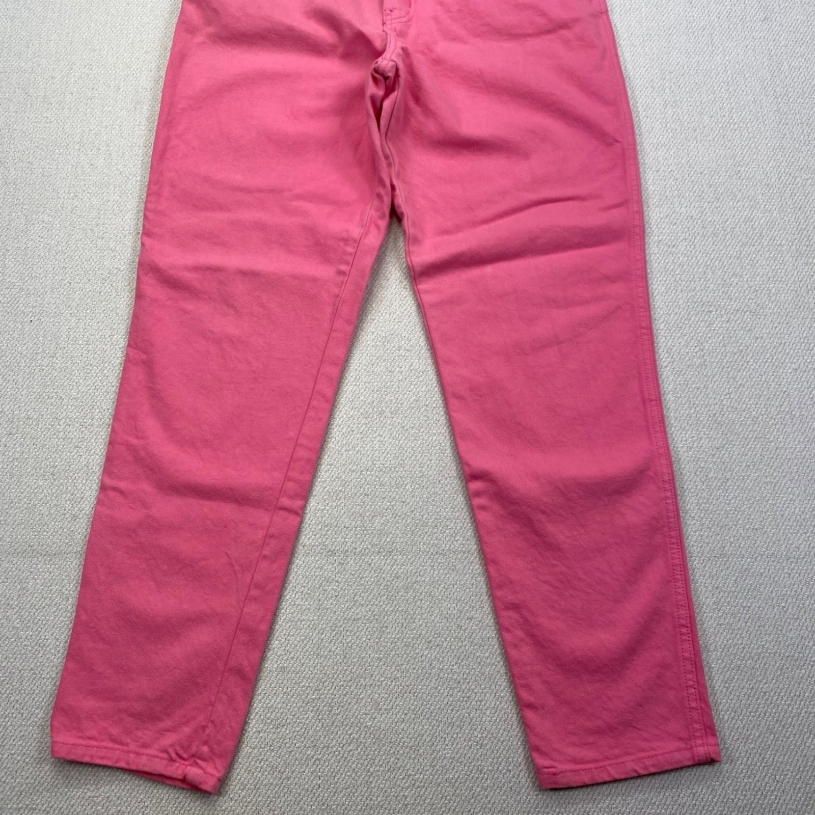 Rio Jeans Womens 11 Hot Pink Vintage High Waist Straight Leg Cotton NWT 722032