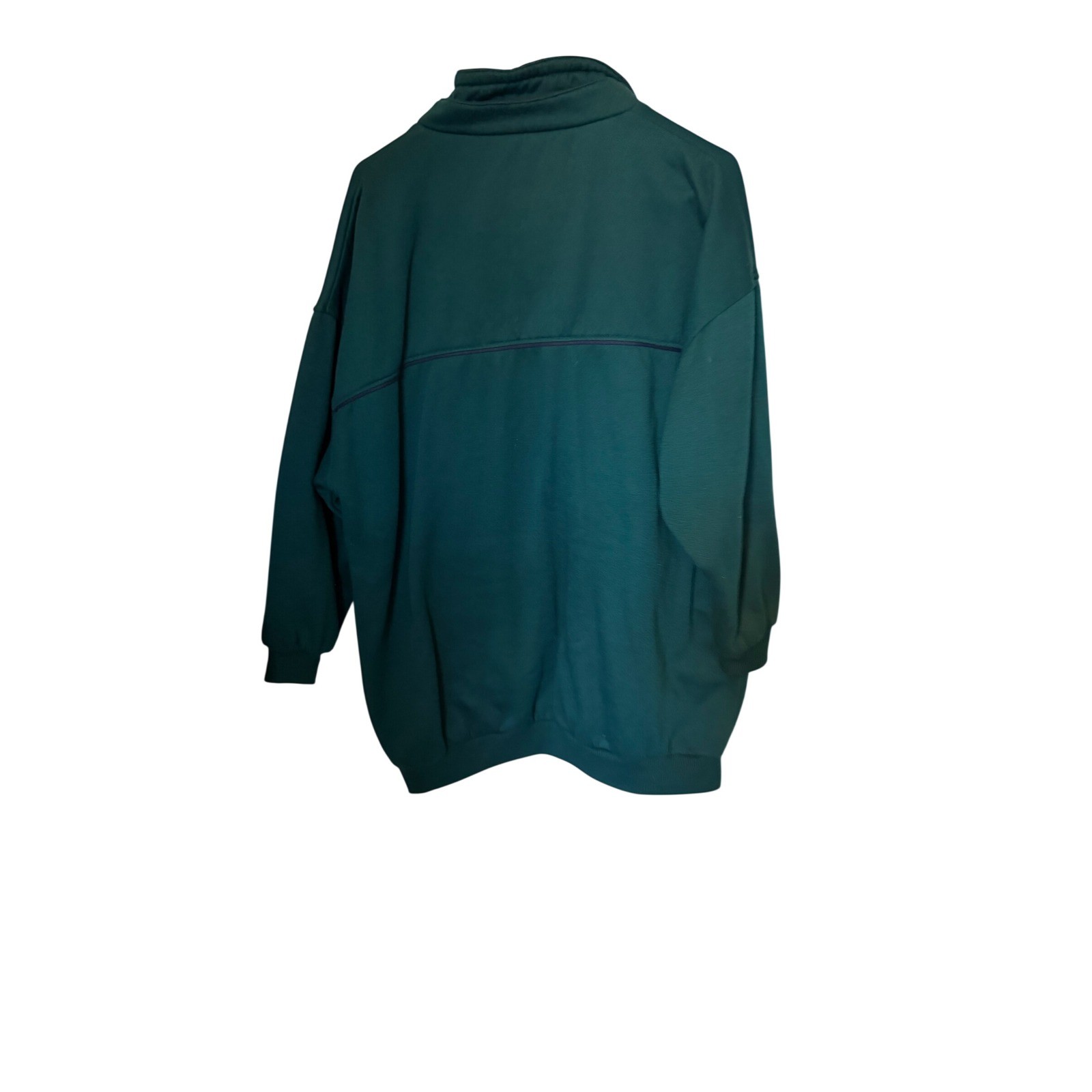Vintage Outbrook Forest Green Snap Front Fleece Jacket Womens Medium Oversized