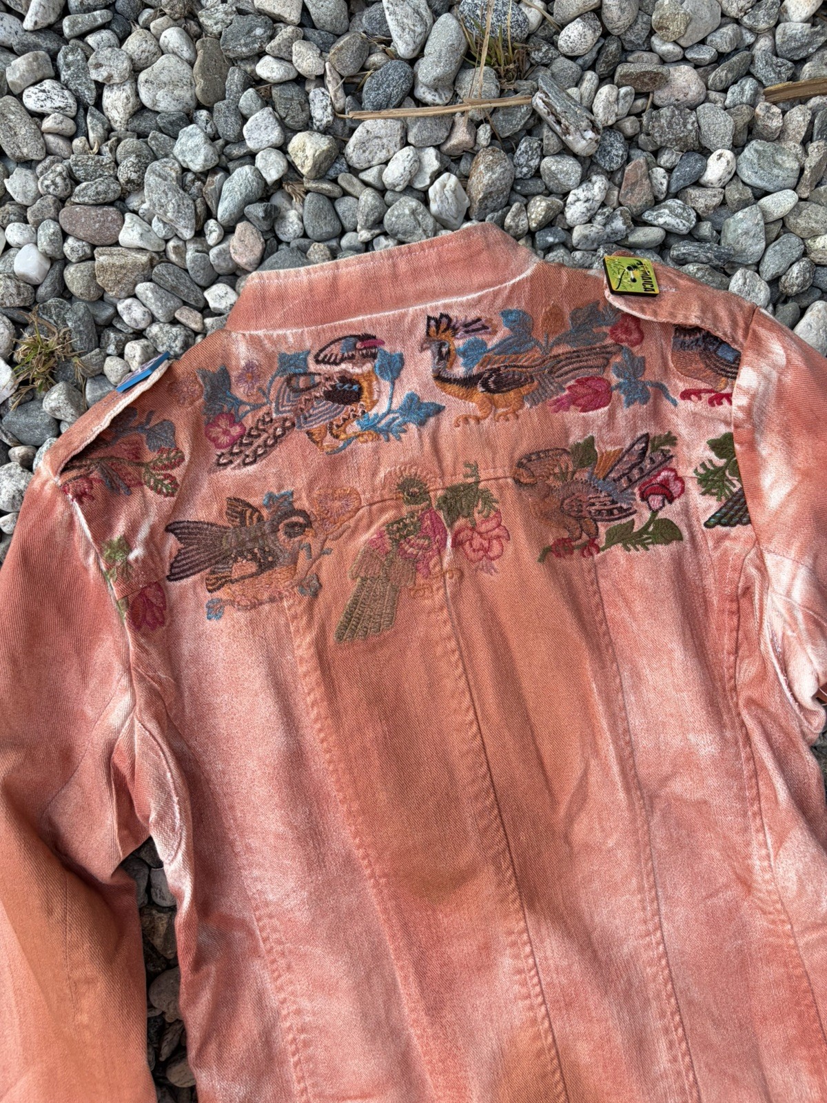 Custo Barcelona “Tourist” Multi-Colored Boutique Embroidered Blazer RARE Size S