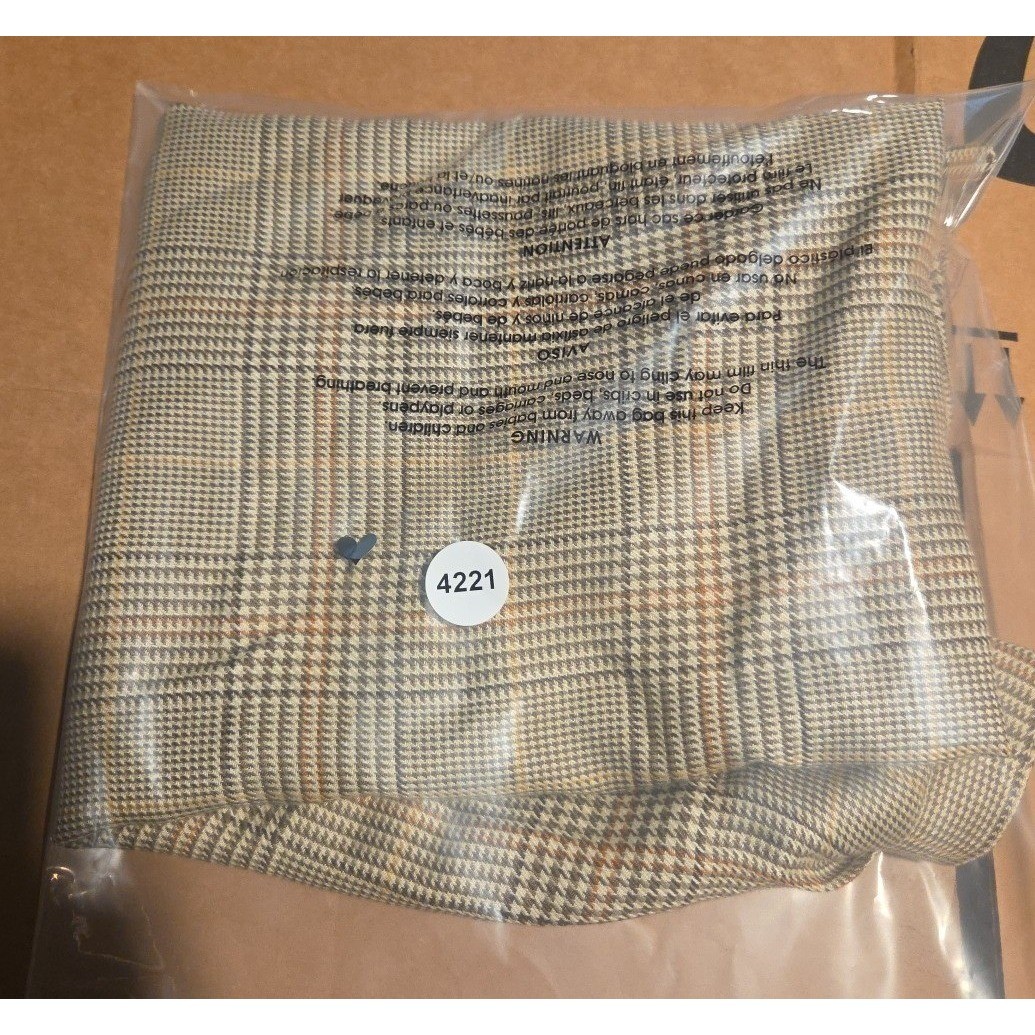 A.R. Sassco Vintage Plaid Pencil Skirt, Brown Tan Glen Check Midi Skirt, Size 8