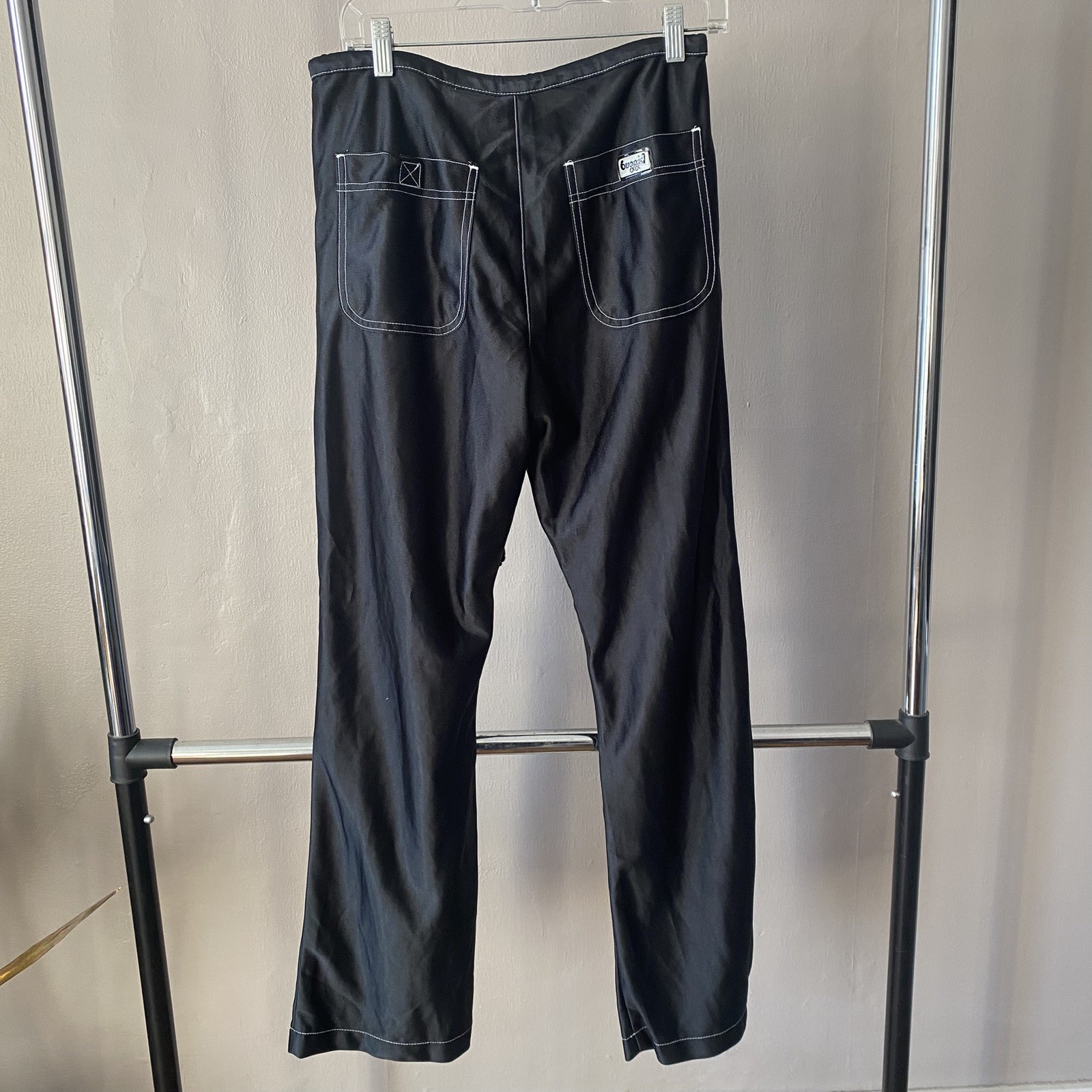Y2K Vintage 90s Buggirl Rave Baggy Wide Leg Pants Medium