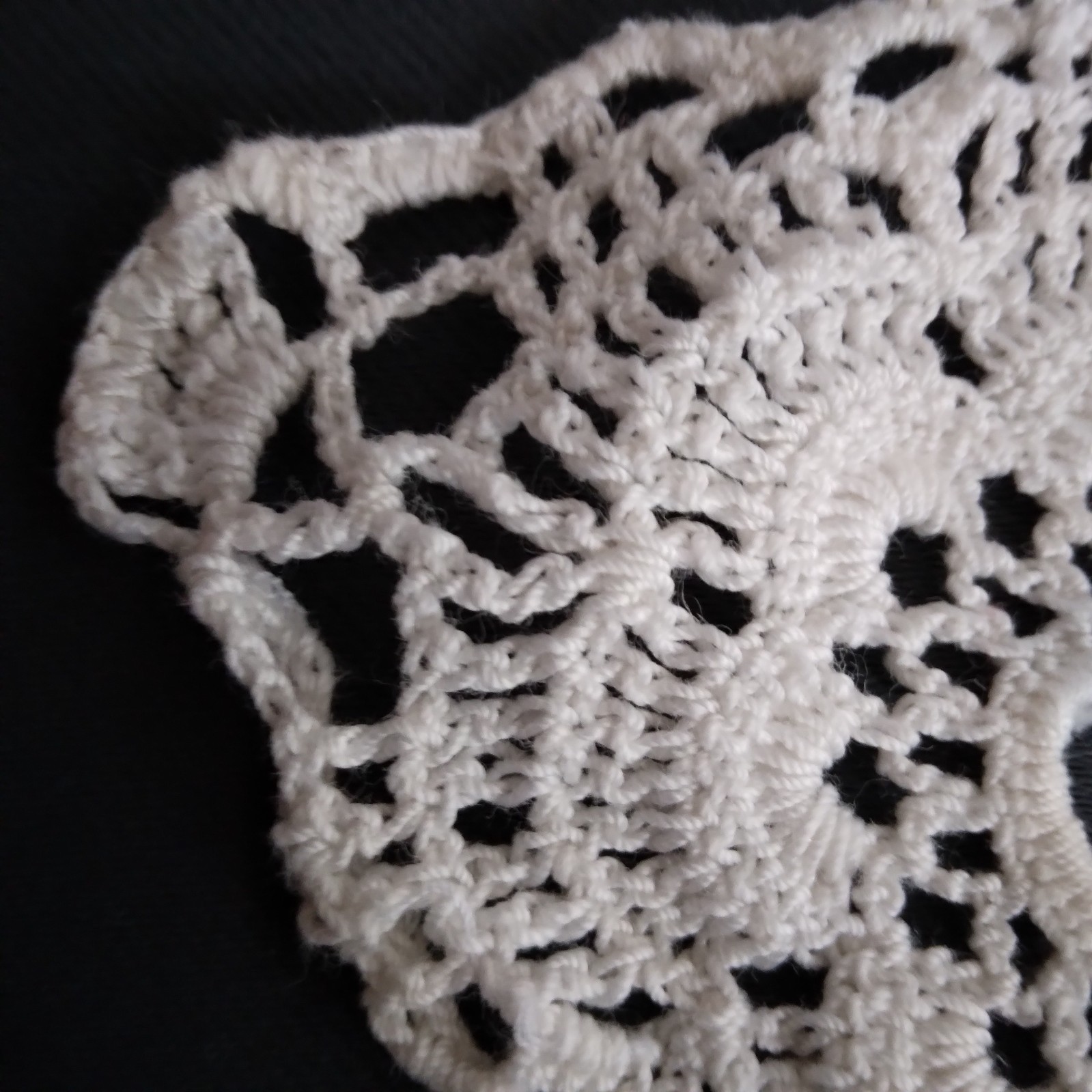 Vintage Four Handmade Whitework Lace Dress Yoke Collar Embroidered Crochet