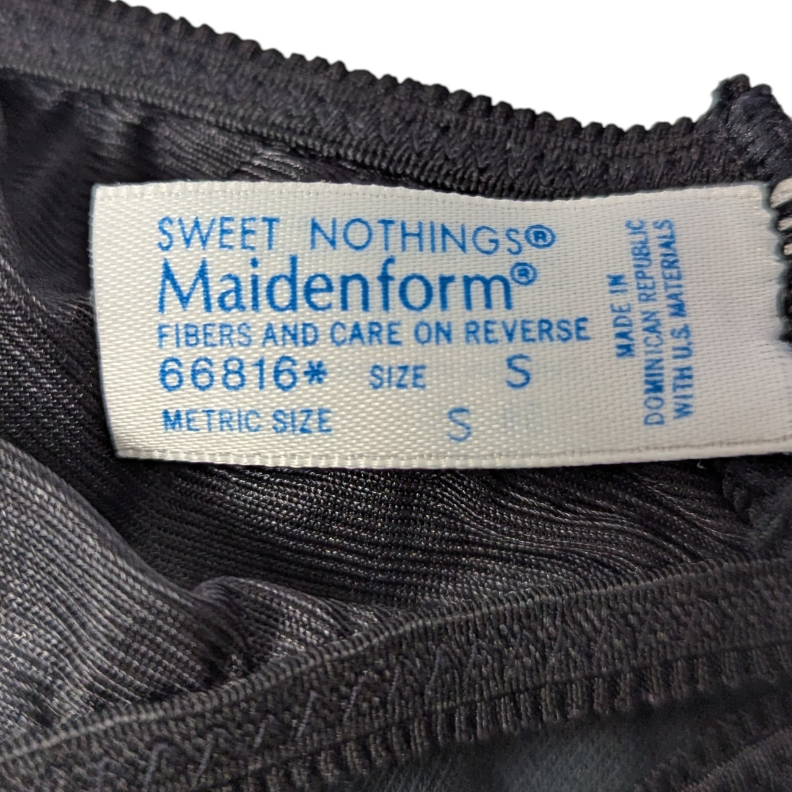 Maidenform Sweet Nothings S String Bikini All Antron III Nylon Satin Lace 26818