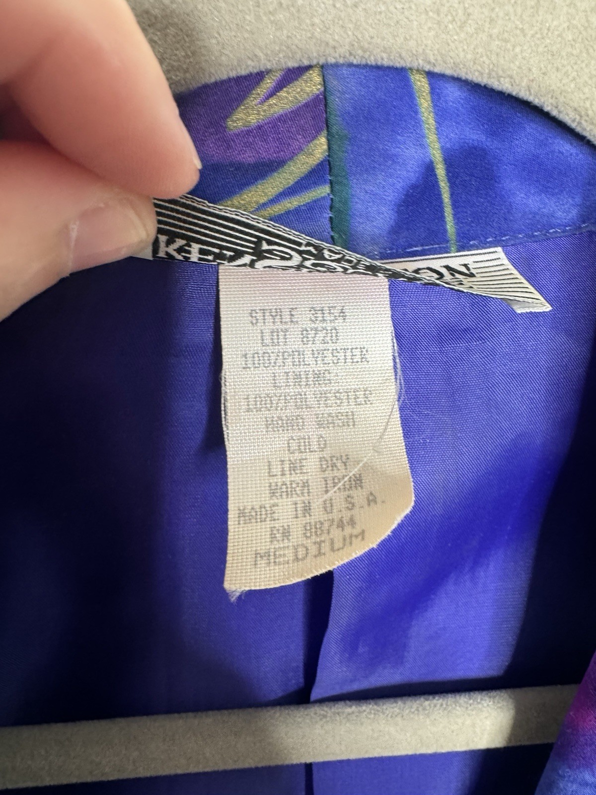 Vintage 1980s Blazer Kensington Square Medium