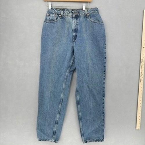VTG 90s Levis 550 Relaxed Fit Tapered Leg Jeans Medium Wash Blue 12 REG Grunge